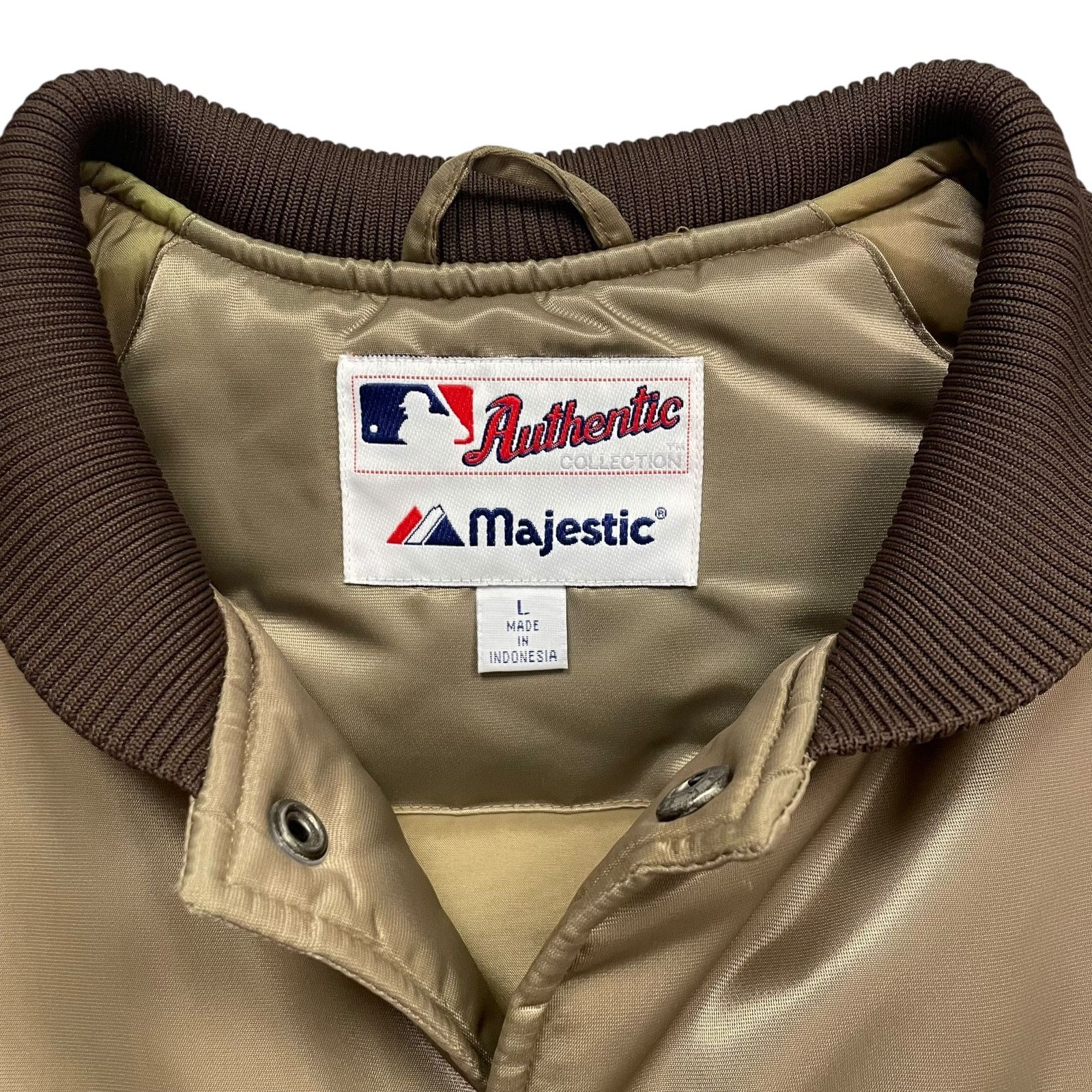 MLB RARE VTG 00s BOSTON RED SOX MAJESTIC AUTHENTIC SATIN JACKET Size US L / EU 52-54 / 3 - 6 Thumbnail