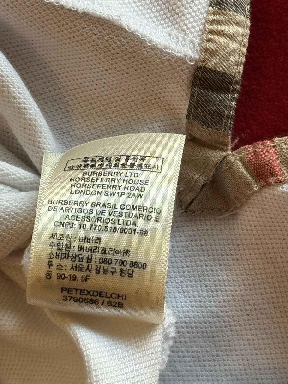 Burberry Burberry Polo Shirt Short Sleeve Sz XXL Size US XXL / EU 58 / 5 - 7 Thumbnail