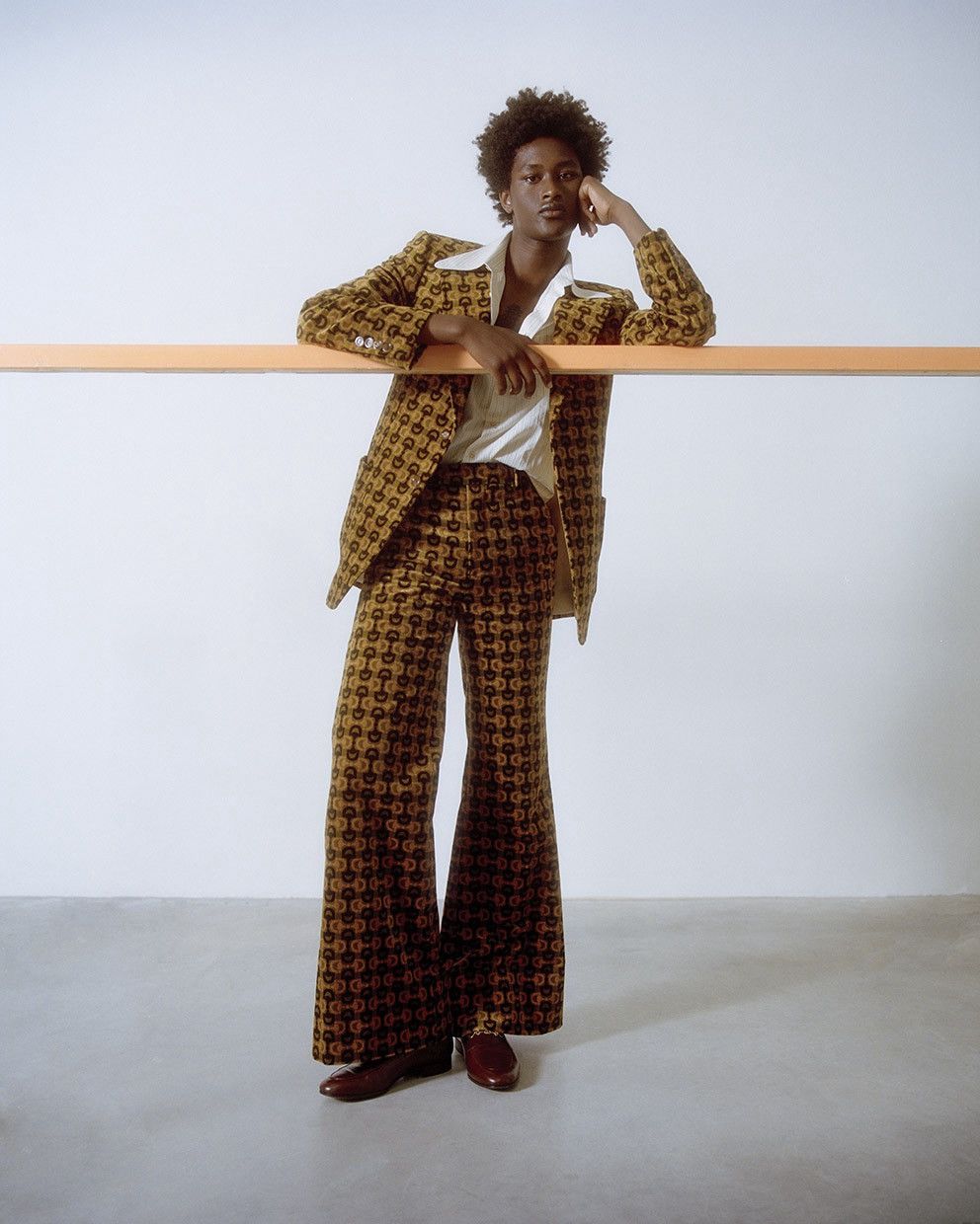 Gucci Gucci 100 Year Anniversary Velvet Horsebit Suit Size 38R - 4 Thumbnail