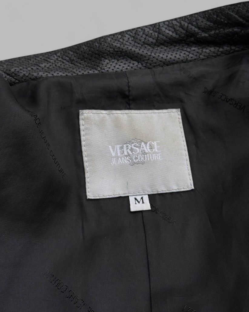 Versace Rare Vintage Versace Side Zip Medusa Details Biker Jacket Size US M / EU 48-50 / 2 - 4 Thumbnail