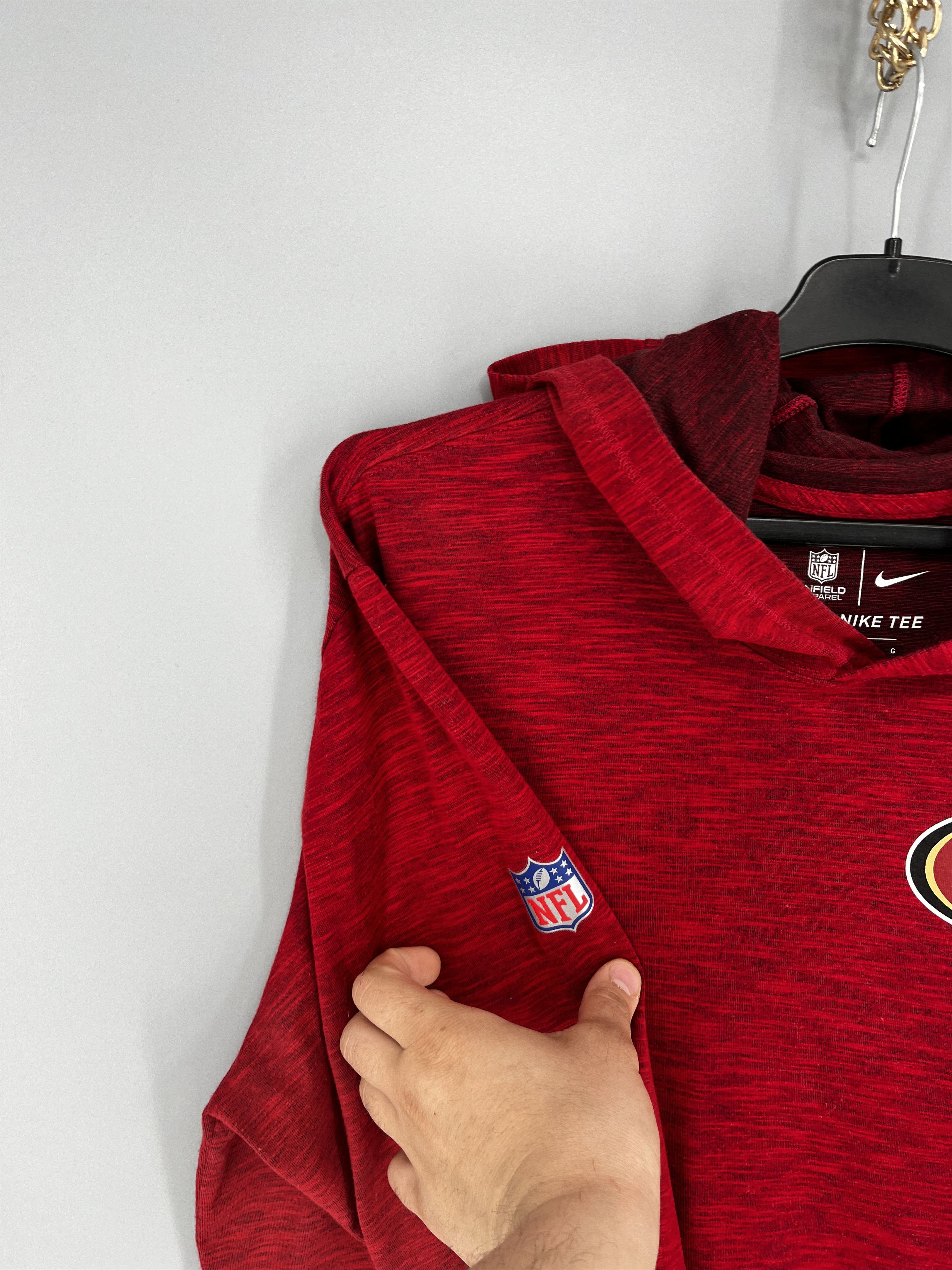 NFL Men's Nike Scarlet San Francisco 49ers Sideline Scrimmage Size US L / EU 52-54 / 3 - 6 Thumbnail