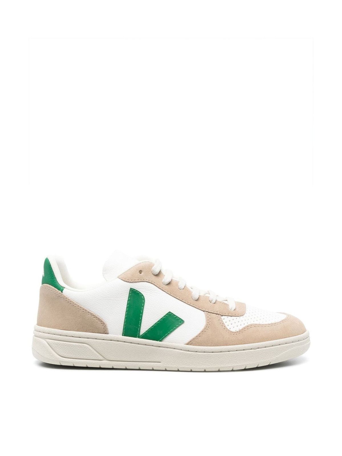 Veja V10 CHROMEFREE LEATHER SNEAKERS Size US 8 / EU 41 - 1 Thumbnail