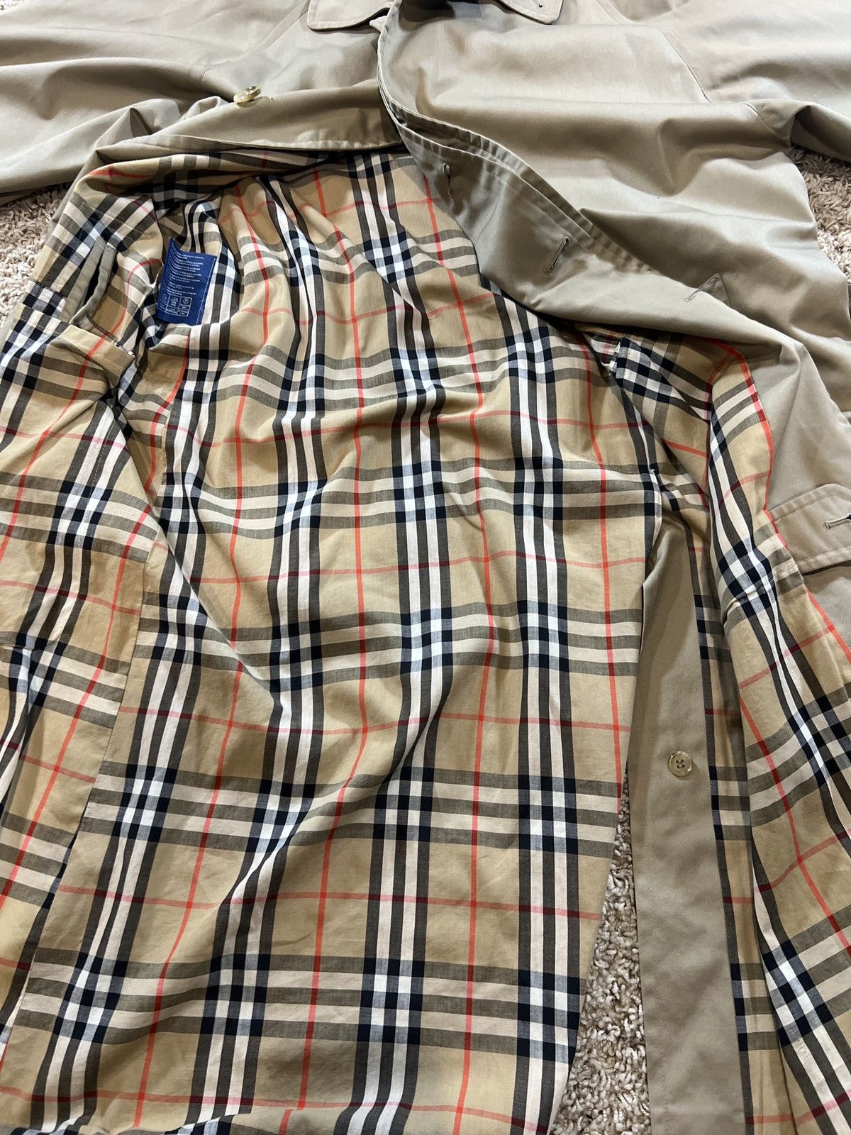 Burberry × Vintage Vintage Burberrys’ trench coat Size US L / EU 52-54 / 3 - 9 Thumbnail