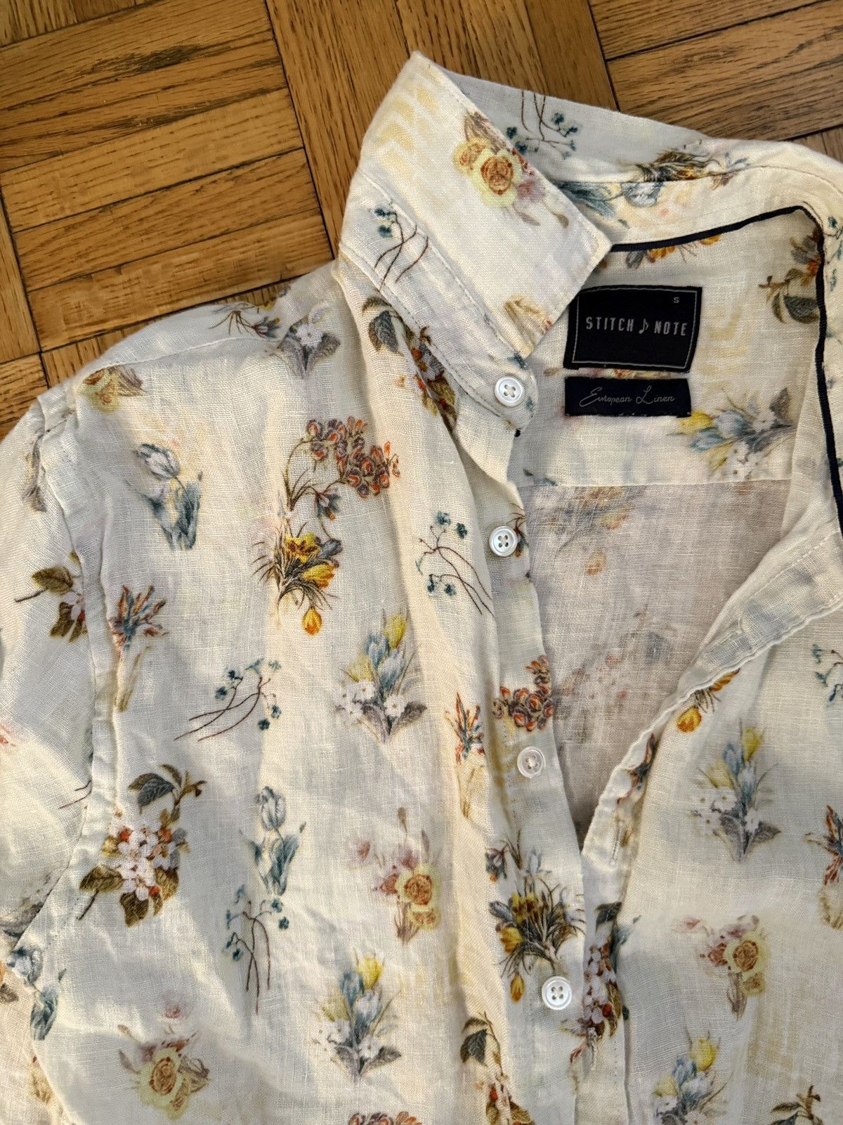 Stitch Note Stitch Note Floral Button Up Size US M / EU 48-50 / 2 - 2 Thumbnail