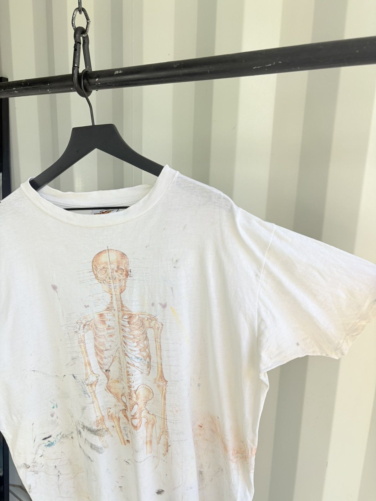 Vintage Vintage Kurt Kobain Anatomy Shirt Thrashed Faded Grunge Size US XL / EU 56 / 4 - 2 Thumbnail