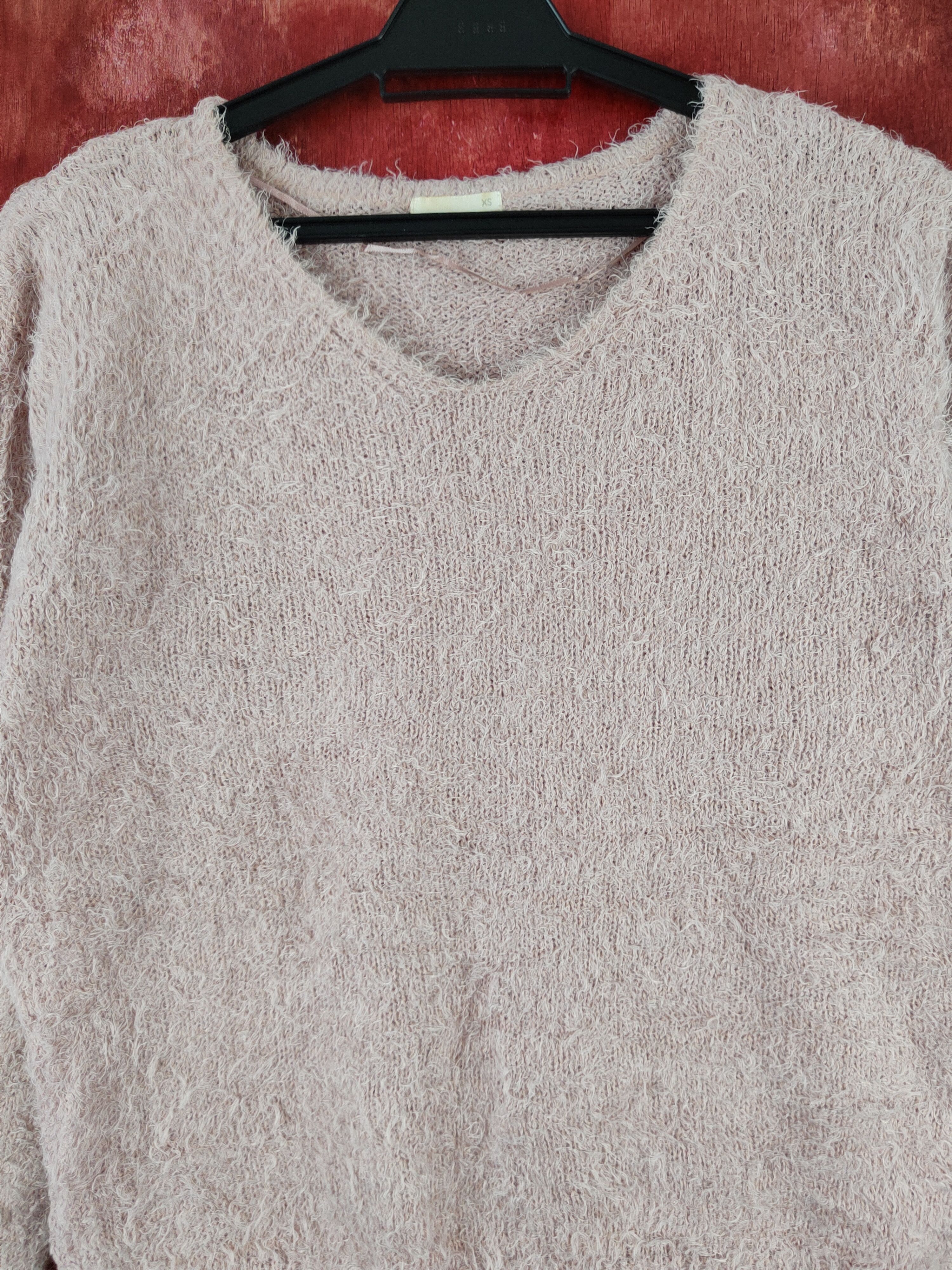 GU × Vintage GU Pink Fur Mohair Knitwear Vintage item Size XS / US 0-2 / IT 36-38 - 2 Thumbnail
