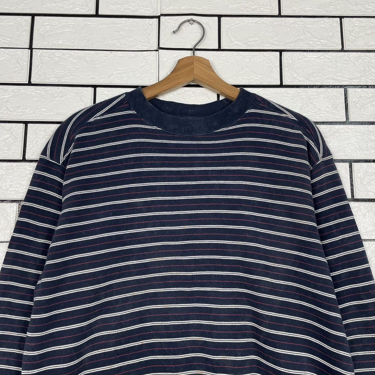 Japanese Brand Iy Basic Striped Sweatshirt Size US M / EU 48-50 / 2 - 2 Thumbnail