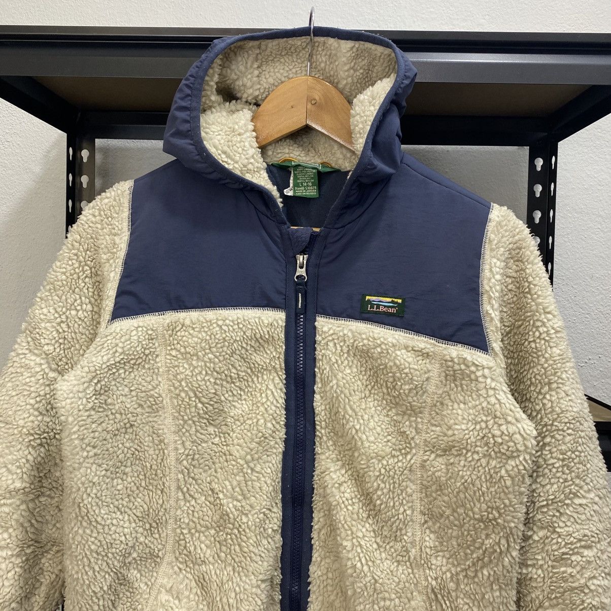 L.L. Bean × Vintage Vintage LL Bean Hoodie Fleece Kids Size Size US S / EU 44-46 / 1 - 2 Thumbnail