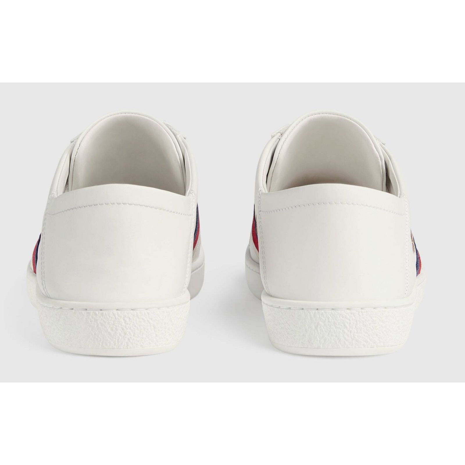 Gucci Gucci White Star Bee Gold Flat Low Top Lace Up Tie Sneaker Size US 12 / IT 42 - 10 Thumbnail