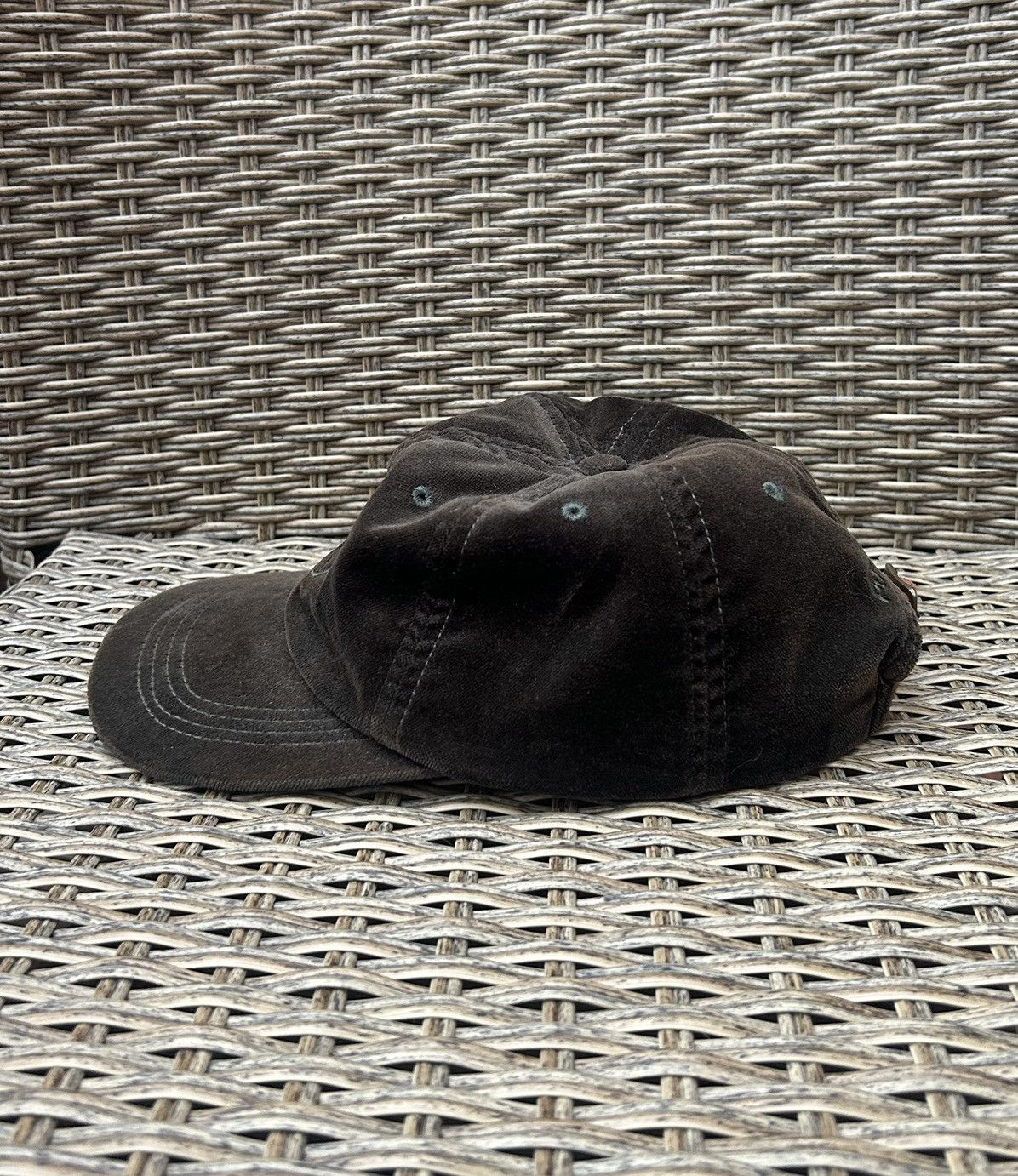 Polar Skate Co. Polar Skate Co Green Velour Velvet Cap OSFA Size ONE SIZE - 2 Thumbnail