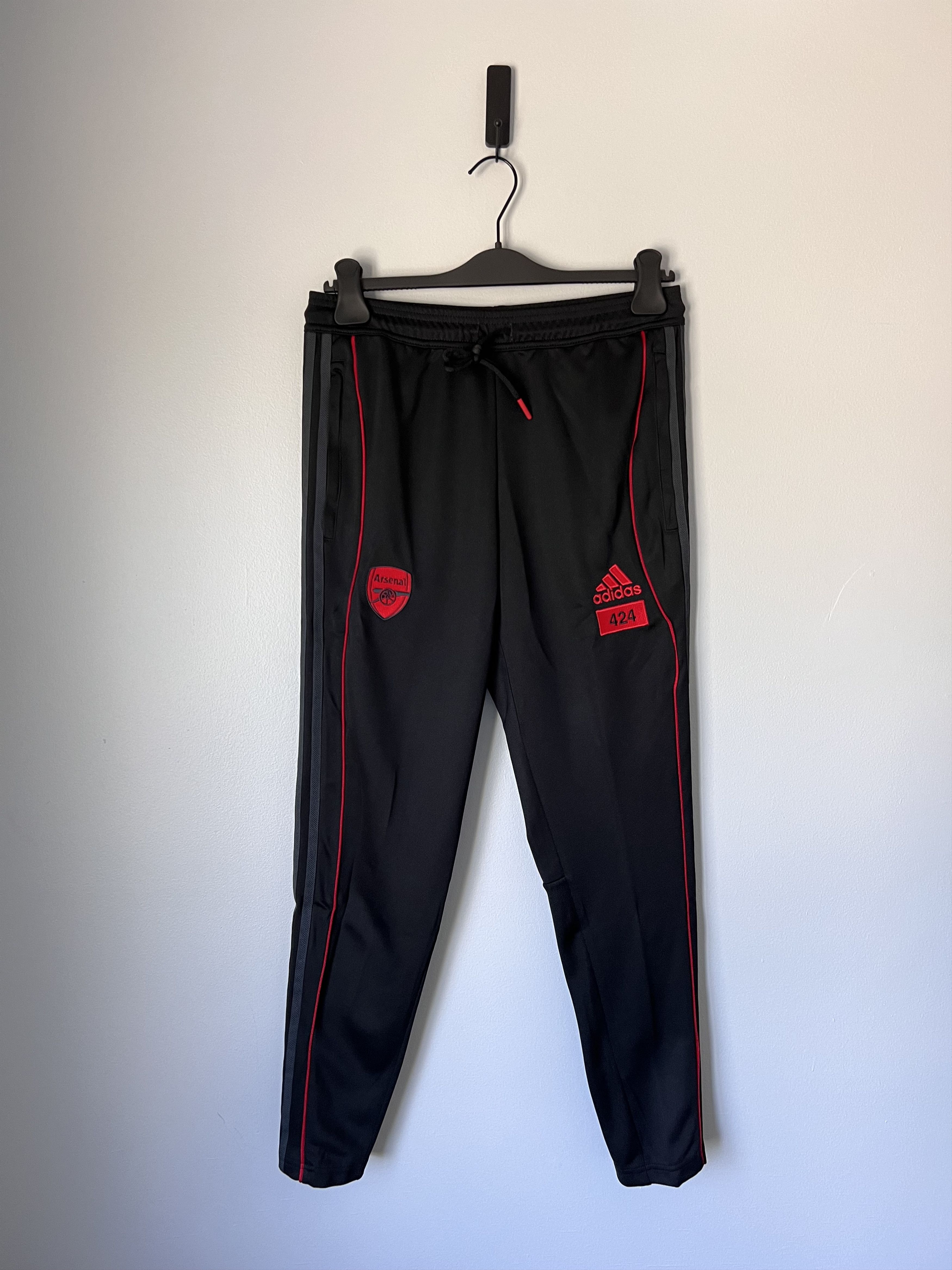 424 On Fairfax × Adidas 424 Adidas Arsenal Training Track Pants in Black |  Grailed