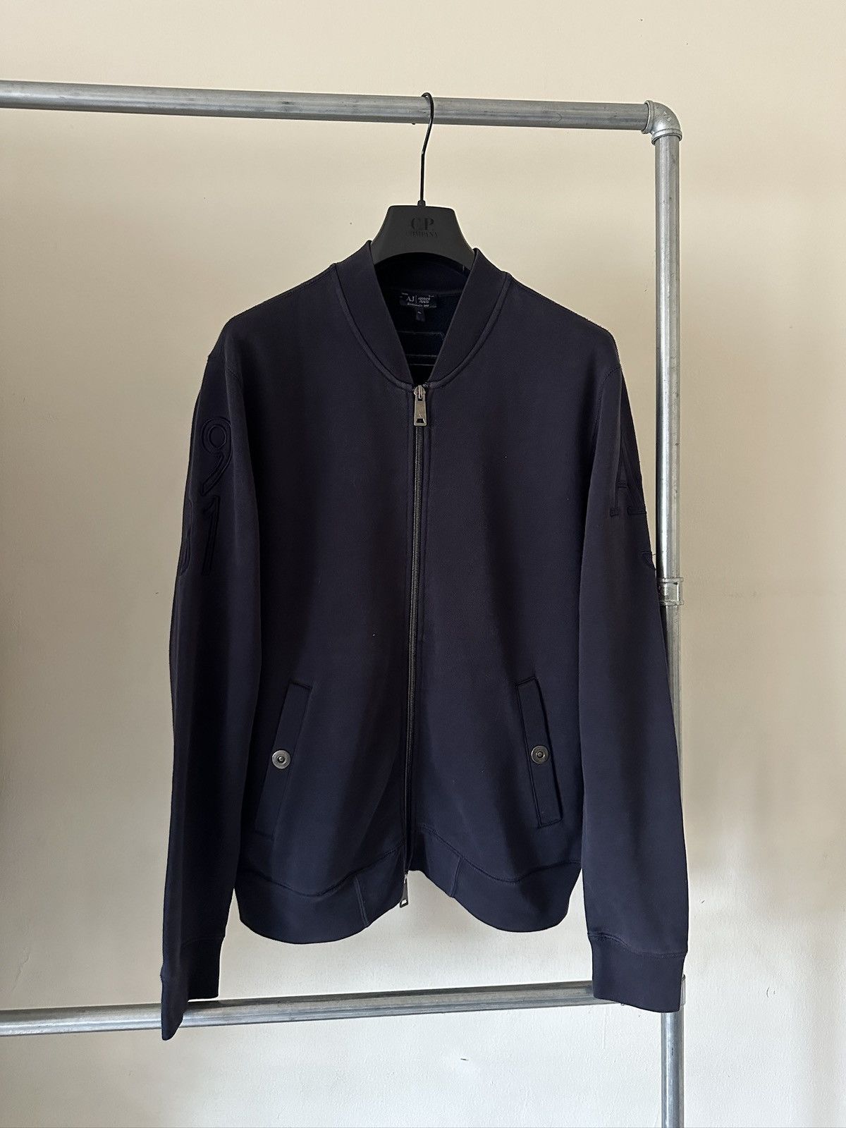 Armani 2000s Armani Jeans bomber Jacket Size US XL / EU 56 / 4 - 1 Thumbnail