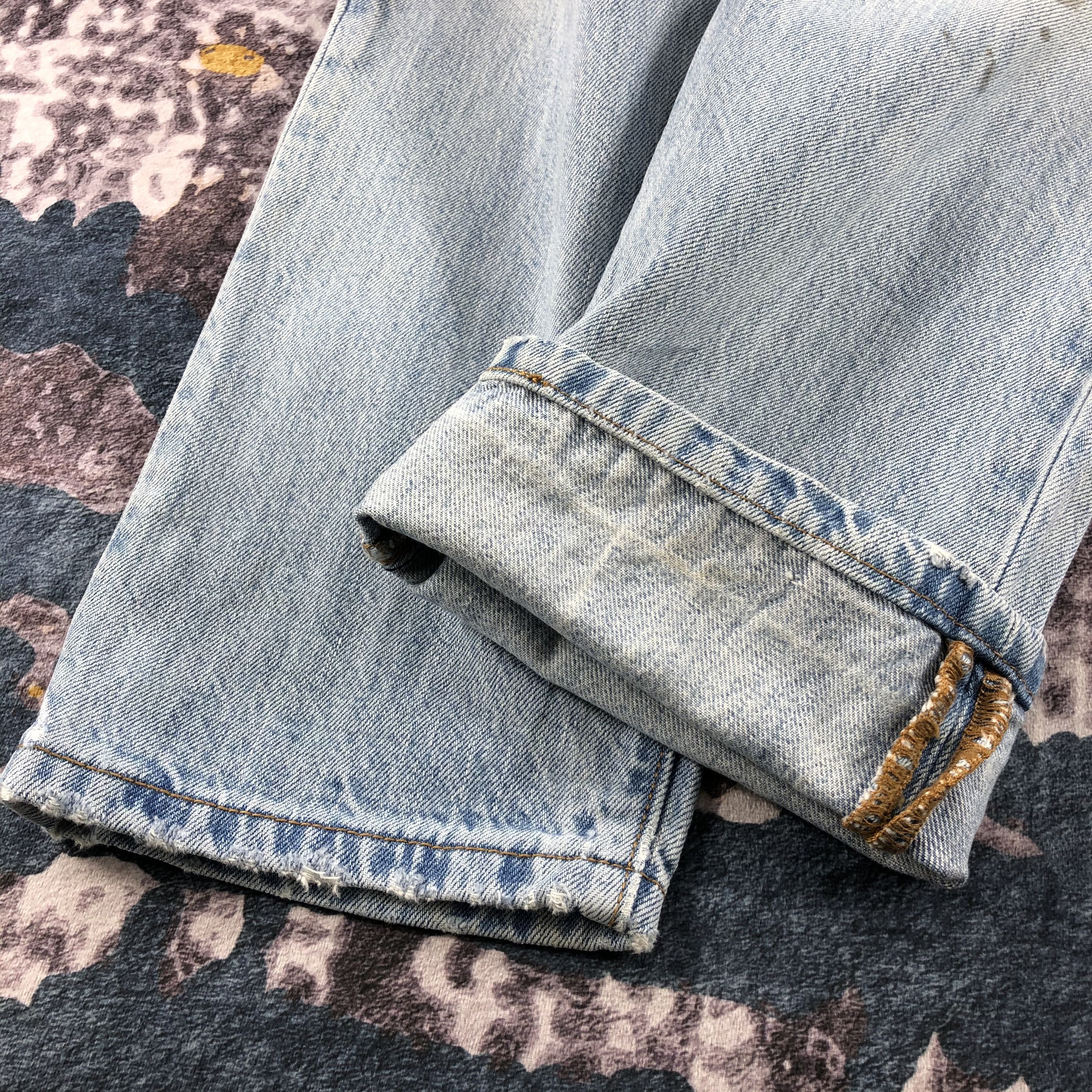 Levi's Vintage Light Wash Levis 501 Jeans-JM2278 Size US 34 / EU 50 - 7 Thumbnail