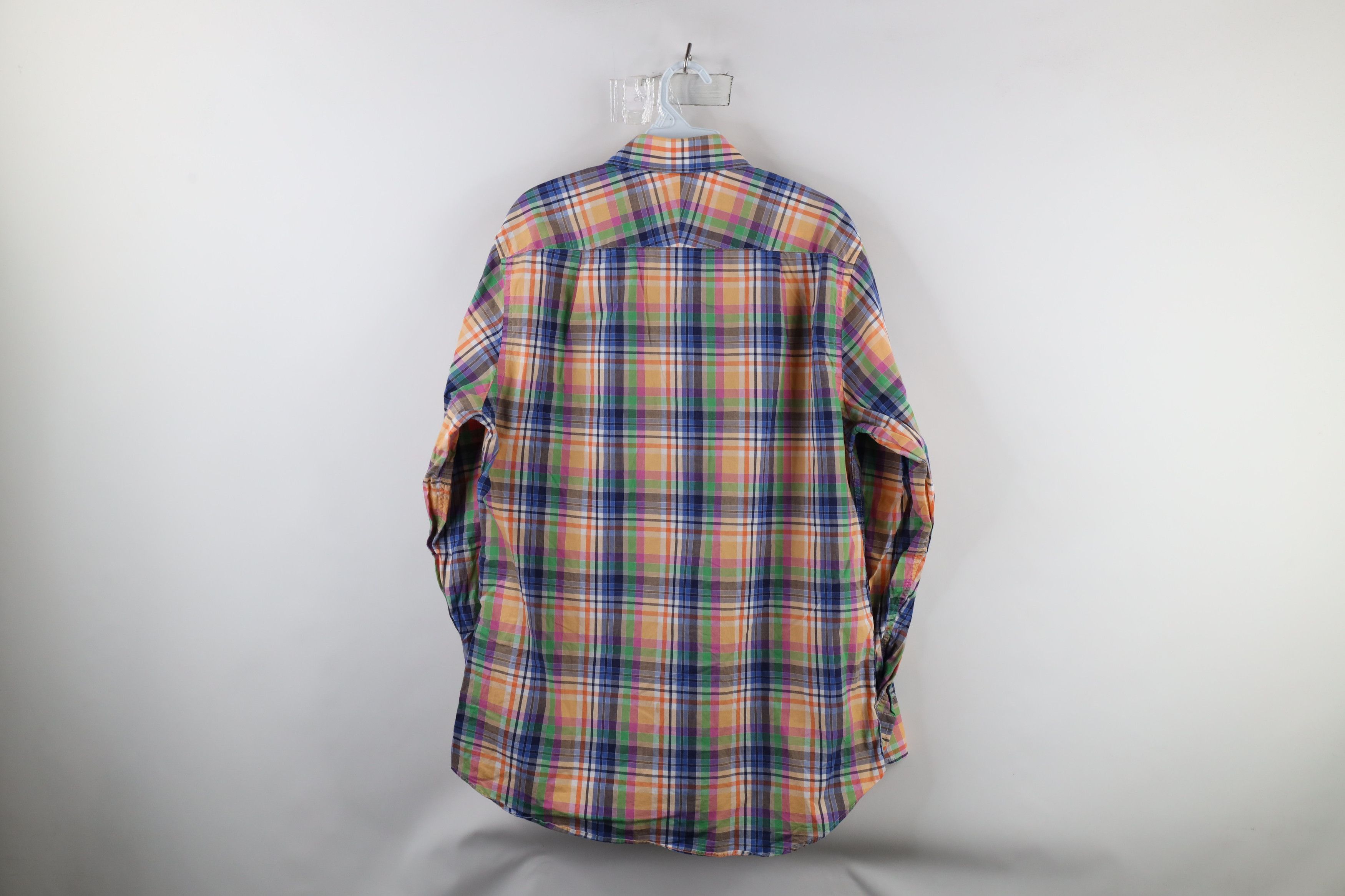 Charles Tyrwhitt × Vintage Charles Tyrwhitt Madras Plaid Collared Button Shirt Cotton Size US M / EU 48-50 / 2 - 7 Thumbnail