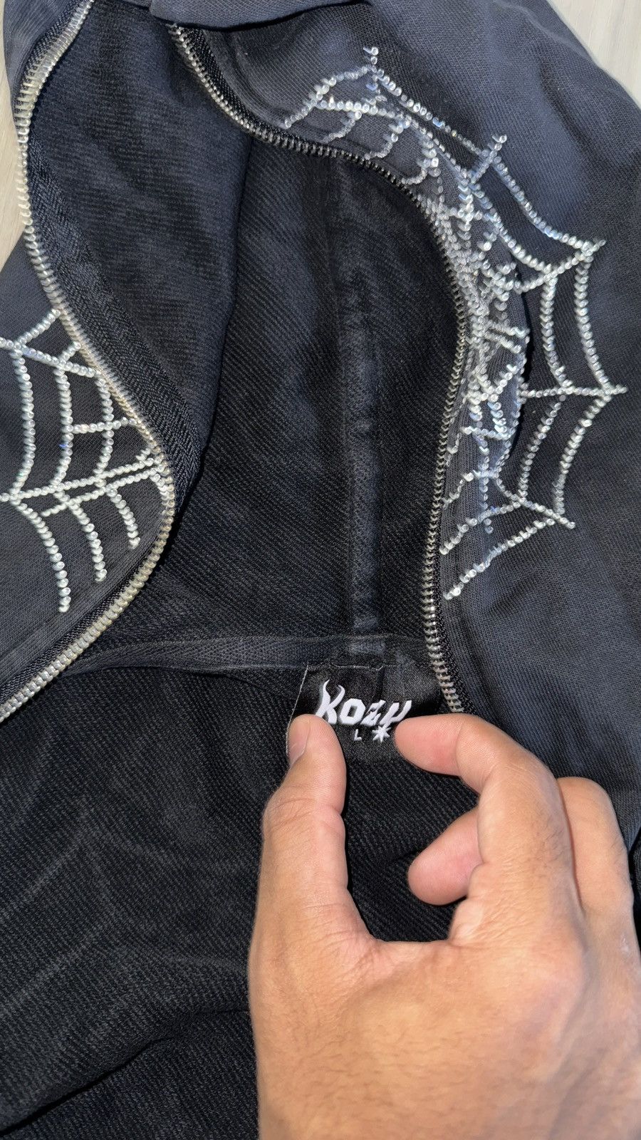 Designer U.S Kozy full zip hoodie spider Size US L / EU 52-54 / 3 - 6 Thumbnail