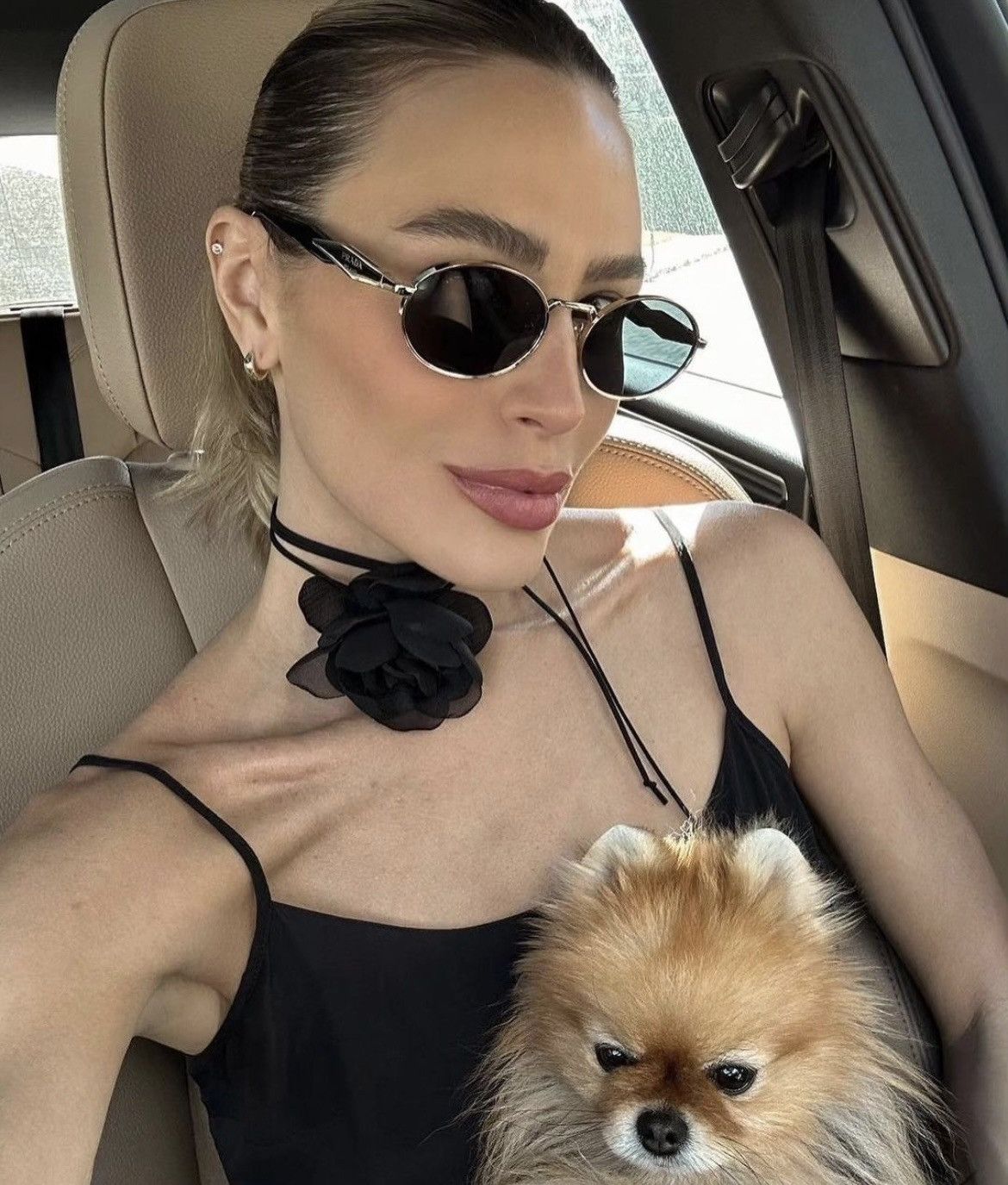 Prada Symbole sunglasses SPR 65ZS ZVN09T 55. New Collection