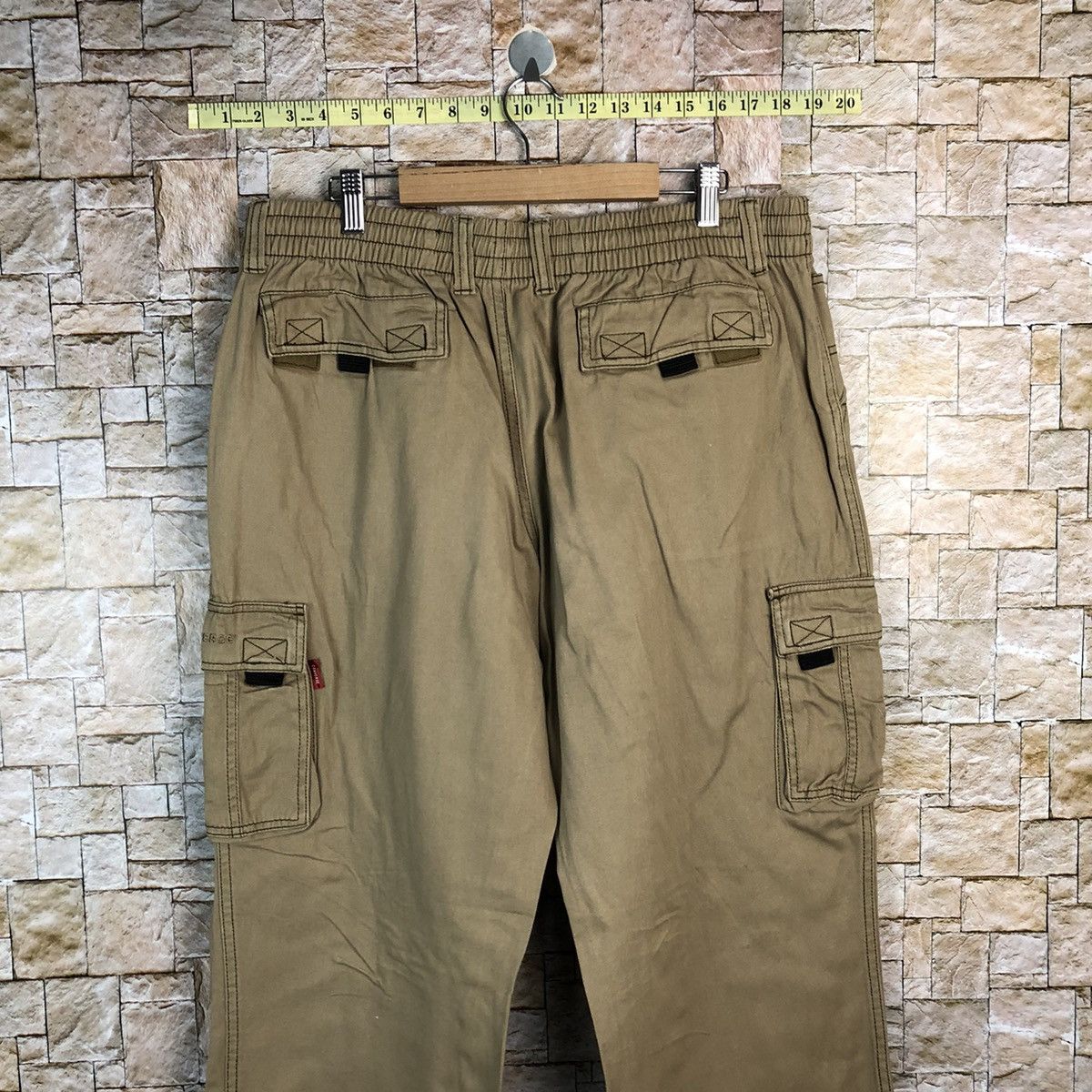 Converse Converse Brown Cargo jogger utility Multipocket Pants #A635 Size US 33 - 16 Thumbnail
