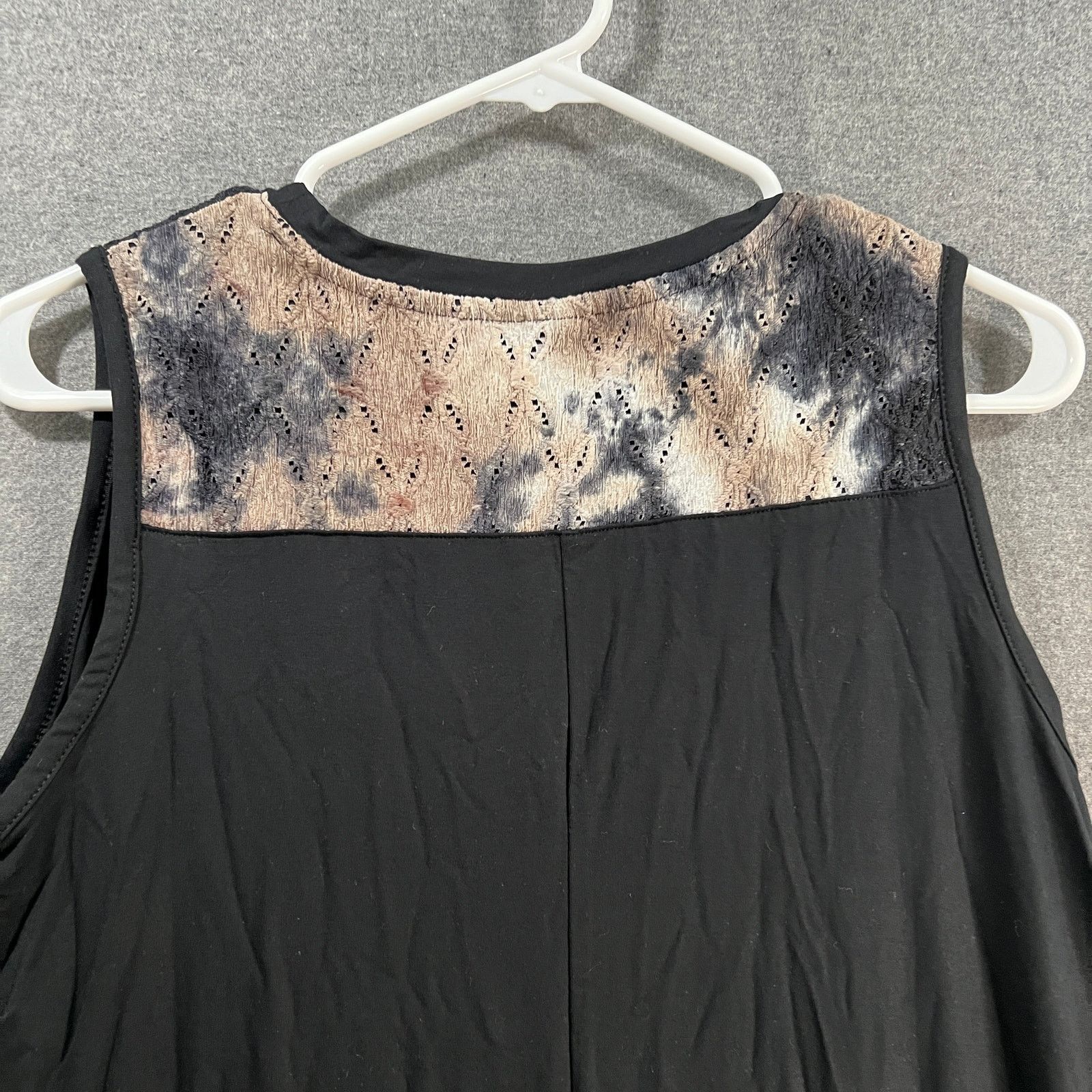 Other LOGO by Lori Goldstein Petite Rayon Dress with Tie-Dye Hem Size S / US 4 / IT 40 - 12 Thumbnail