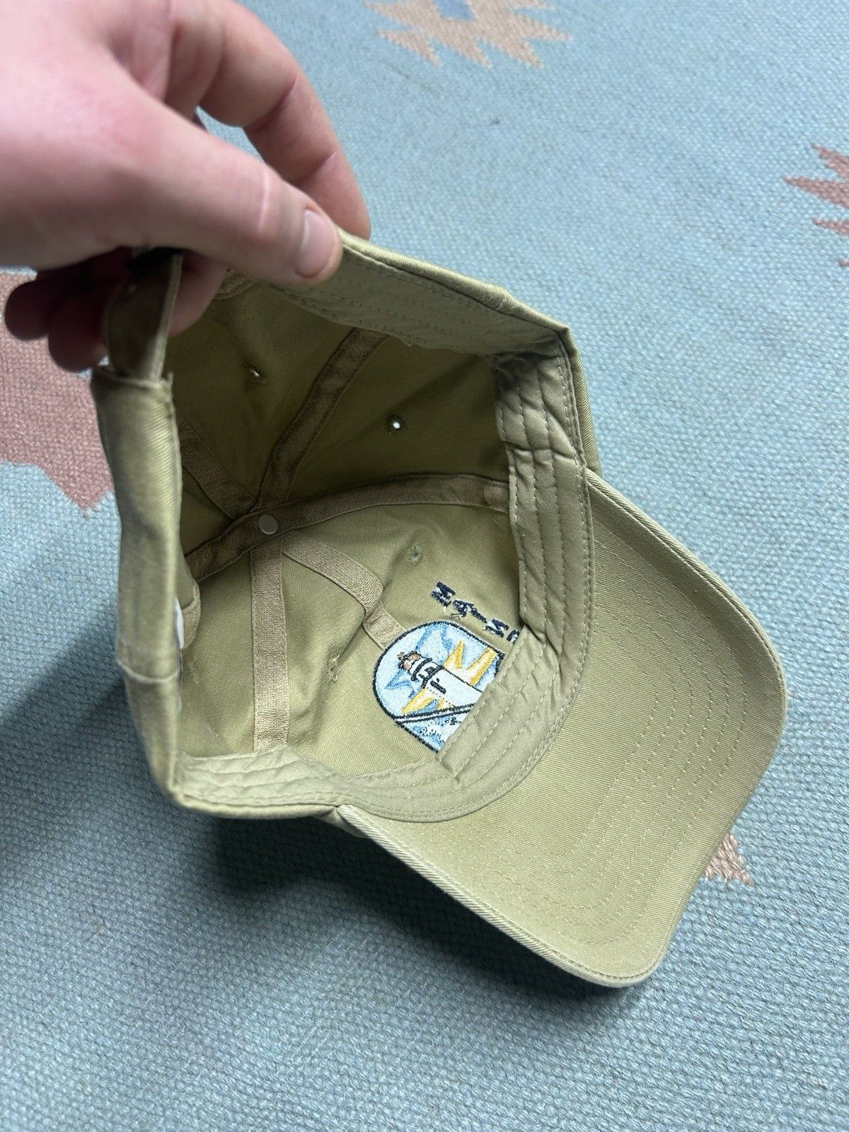 Vintage Vtg strapback hat bar harbor Maine lighthouse embroidered Size ONE SIZE - 8 Thumbnail