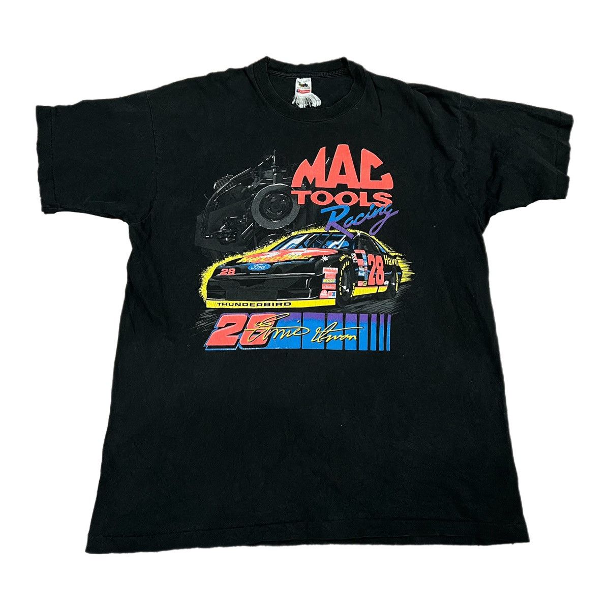 NASCAR Vintage Nascar Ernie Irvan Mac Tools T-Shirt Size US XXL / EU 58 / 5 - 1 Thumbnail