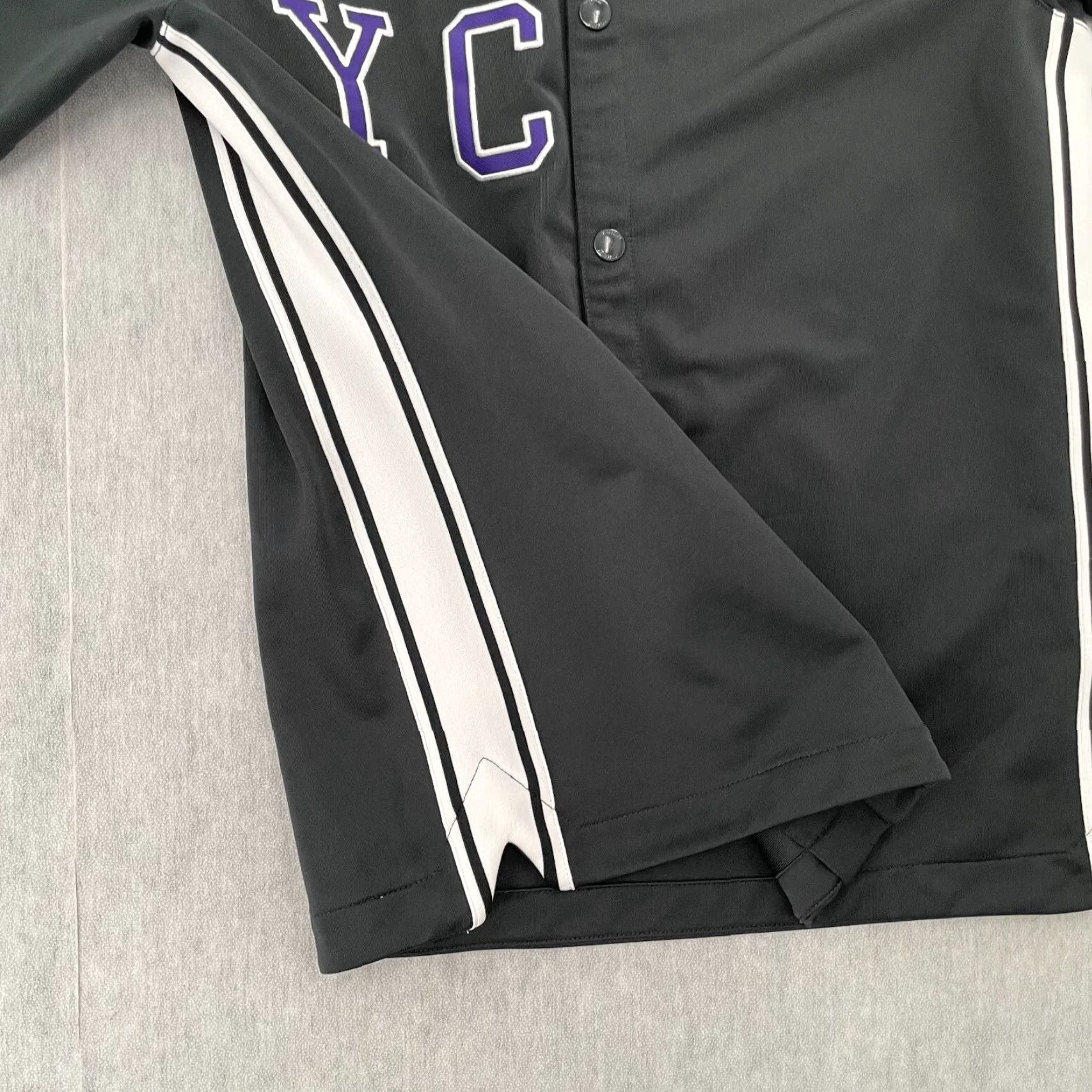 Nike Nike NY Court Shirt Adult Small Black Button Up Tennis NYC Swoosh Logo Mens S Size US S / EU 44-46 / 1 - 6 Thumbnail