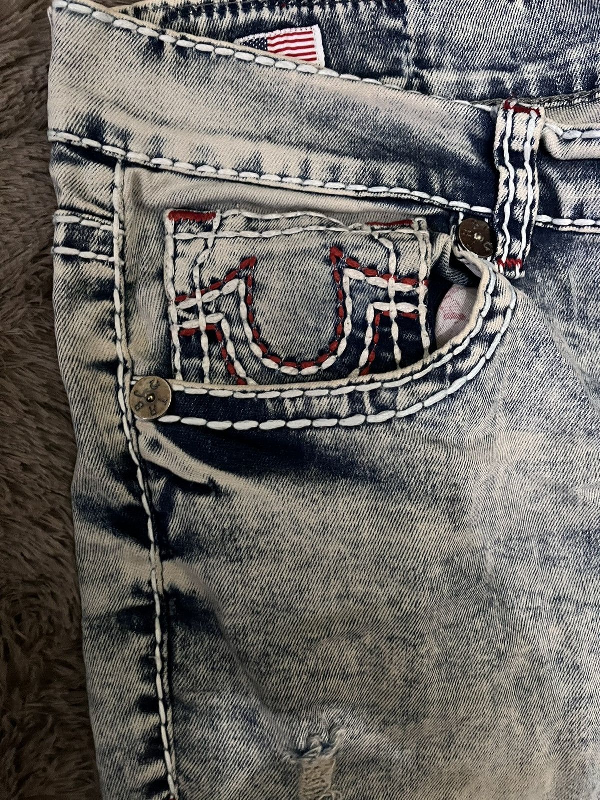 Japanese Brand × True Religion Y2K Vintage Made In USA True Religion Streetwear Jeans Size US 31 - 3 Thumbnail