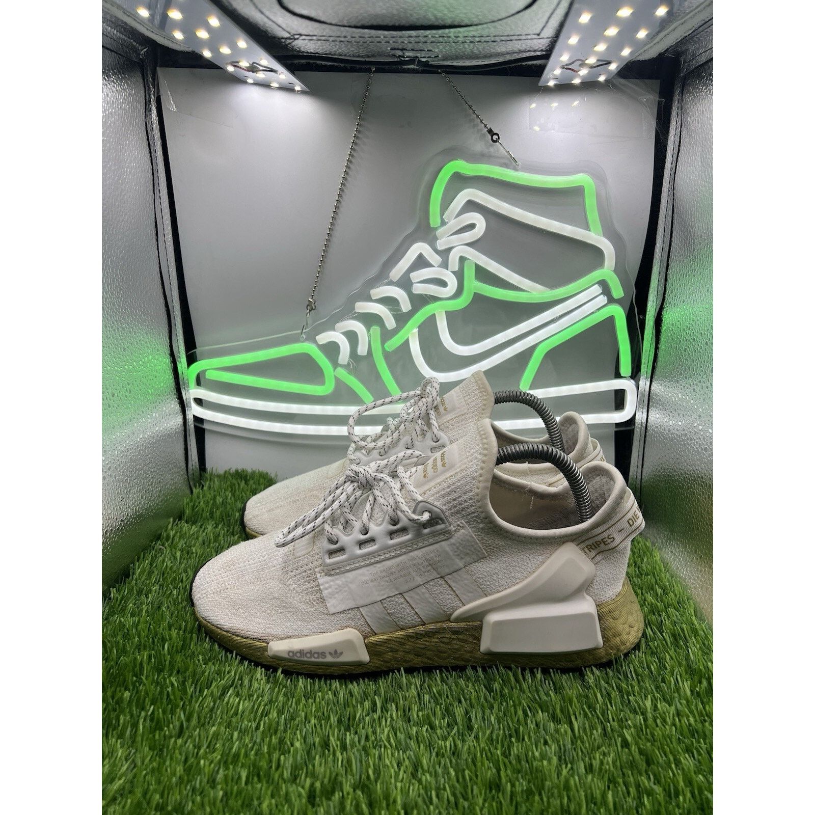adidas gazelle silver green womens Shop White Womens adidas NMD R1 Slip On Sneakers  Shoebacca
