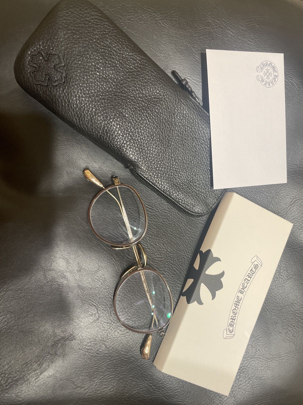 Chrome Hearts chrome hearts silver glasses Size ONE SIZE - 1 Thumbnail