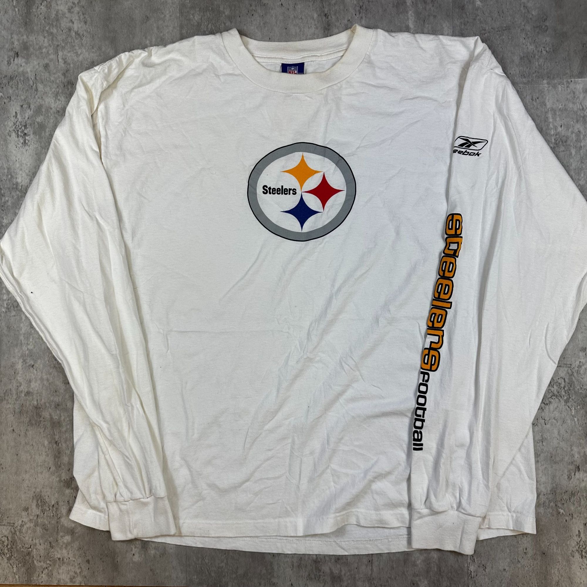 Reebok Vintage Reebok NFL Pittsburgh Steelers XL Long Sleeve Shirt Size US XL / EU 56 / 4 - 1 Thumbnail