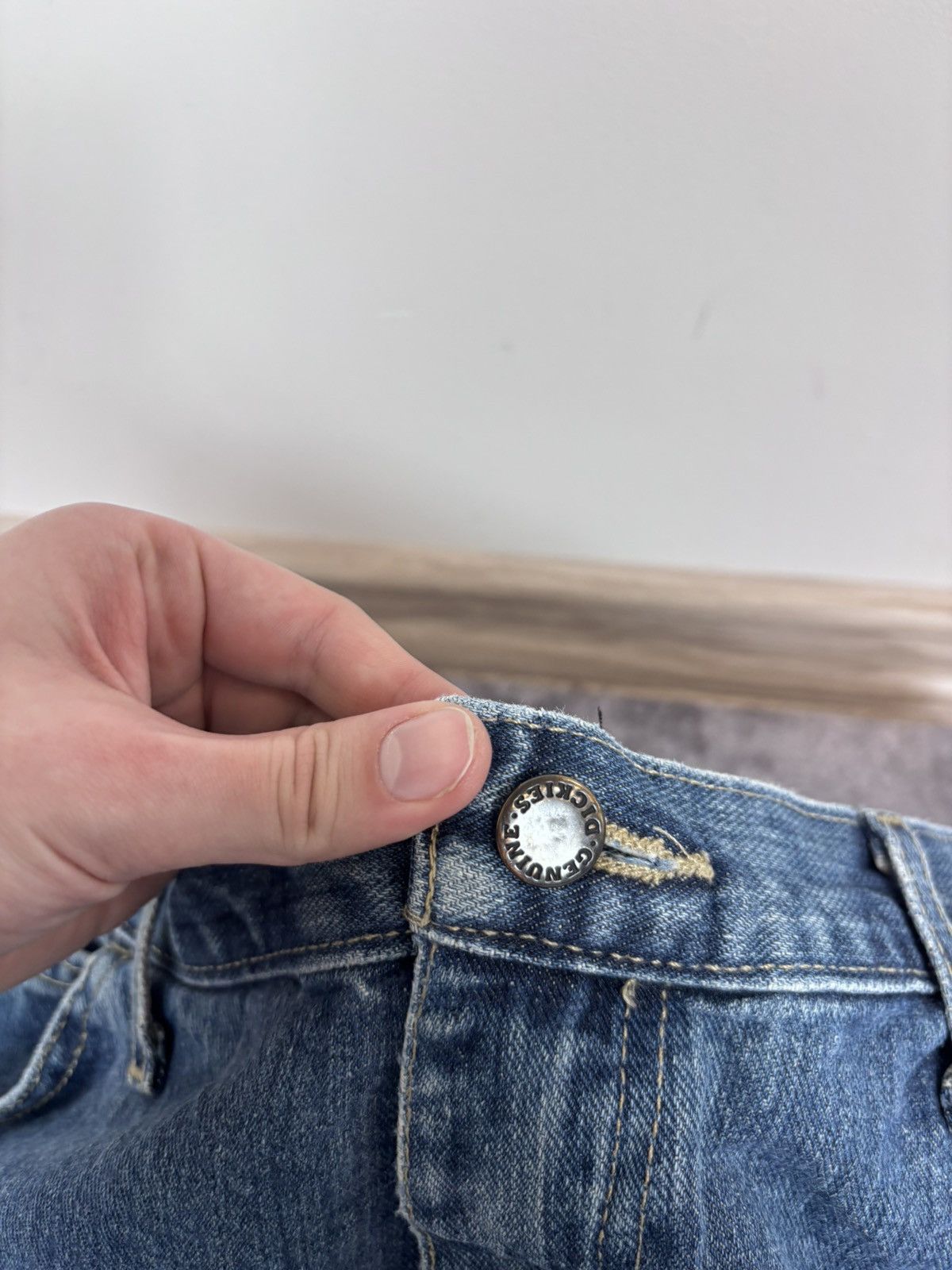 Dickies Dickies Men’s Blue Denim Jeans Straight Relaxed Fit Workwear Size US 36 / EU 52 - 14 Thumbnail