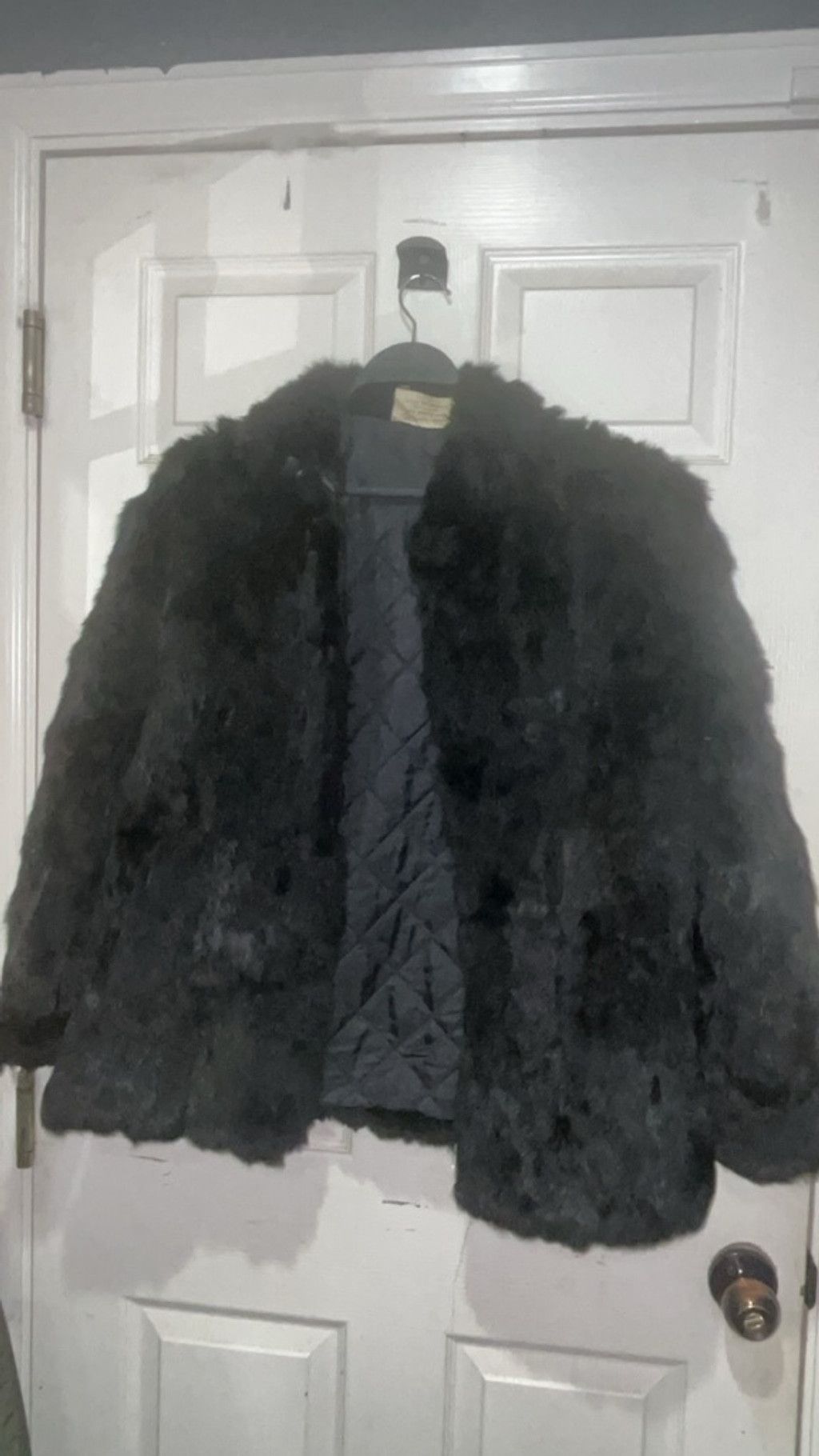 Other Women's Vintage Somerset Furs Black Rabbit Fur Coat M Size M / US 6-8 / IT 42-44 - 2 Thumbnail