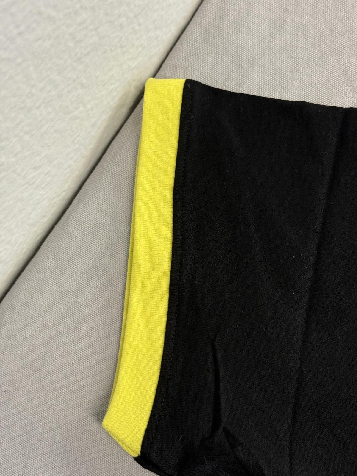 Designer Nirvana Logo Smiley Ringer Tee Black / Yellow XX Eyes Tshirt Size US L / EU 52-54 / 3 - 4 Thumbnail