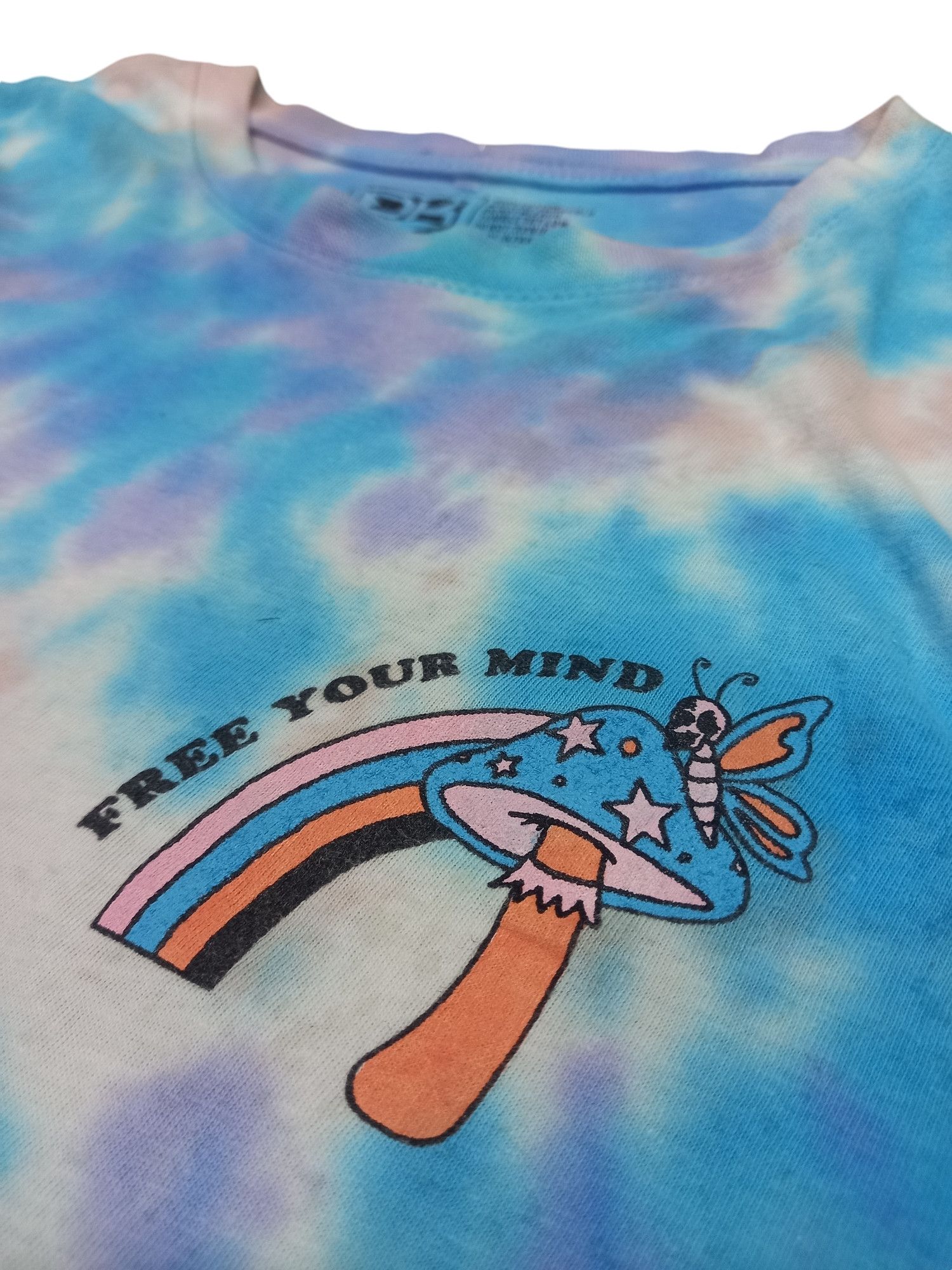 Other Dikotomy "Free Your Mind" Tie Dye Tee Size US XL / EU 56 / 4 - 3 Thumbnail