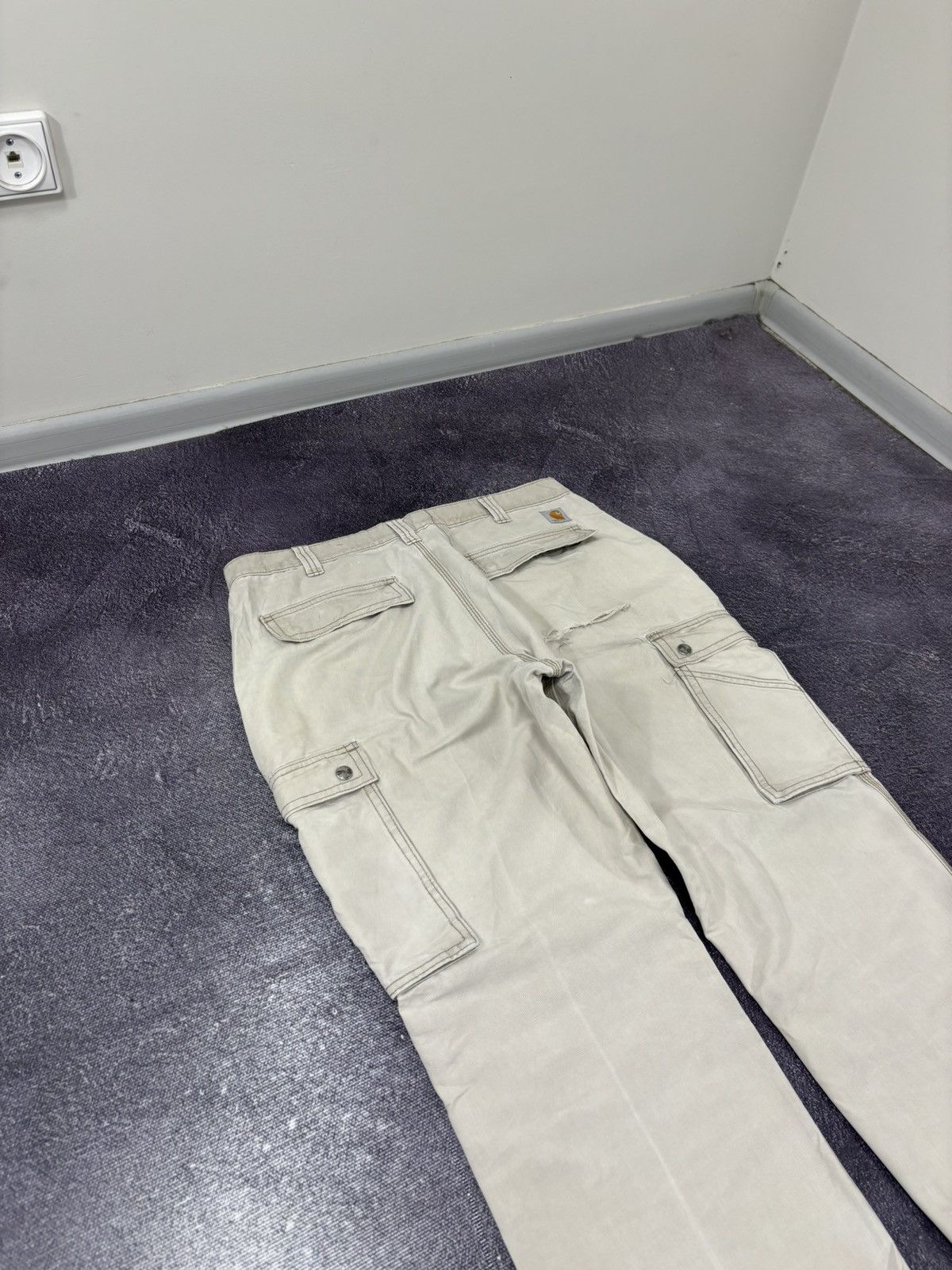 Carhartt Vintage Carhartt Y2K Work Hype Relaxed Fit Cargo Pants Size US 36 / EU 52 - 5 Thumbnail