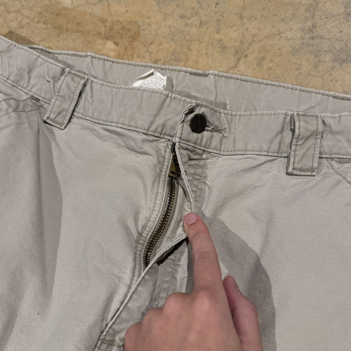 Carhartt 2000s Carhartt Faded Distressed Carpenter Jeans ERD Grunge Size US 38 / EU 54 - 8 Thumbnail
