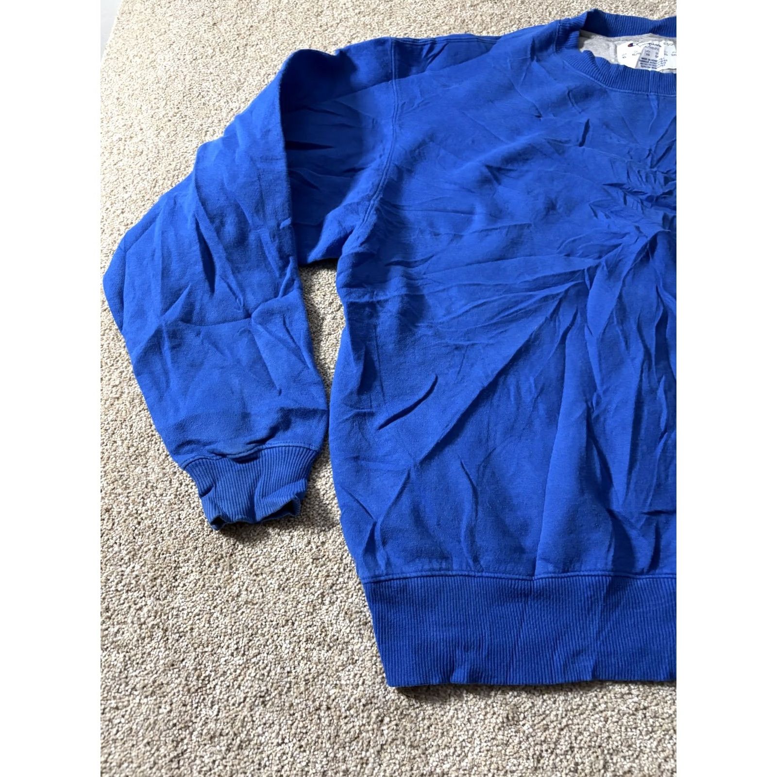 Champion Champion Sweatshirt Mens XL Blue Fleece Pullover Crewneck Logo Casual Size US XL / EU 56 / 4 - 2 Thumbnail