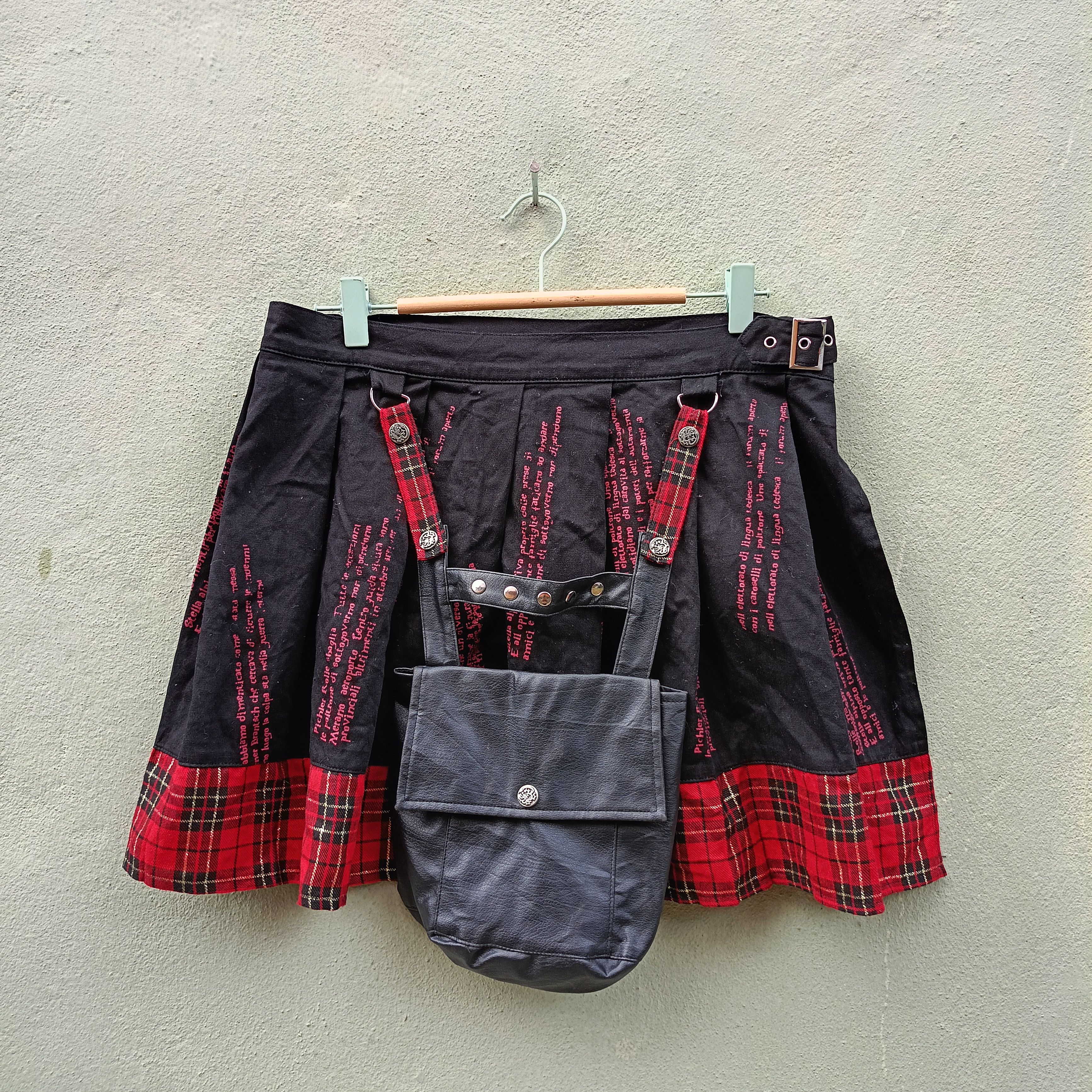 Seditionaries Mad Punk Mini Skirt Strengtable Waist 32 -36 inchi Size 36" / US 14 / IT 50 - 1 Thumbnail