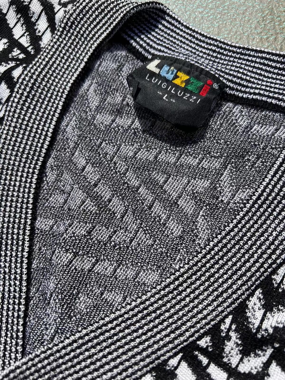 Other Luigi Luzzi Graphic Knit Vest 80s Size ONE SIZE - 3 Thumbnail