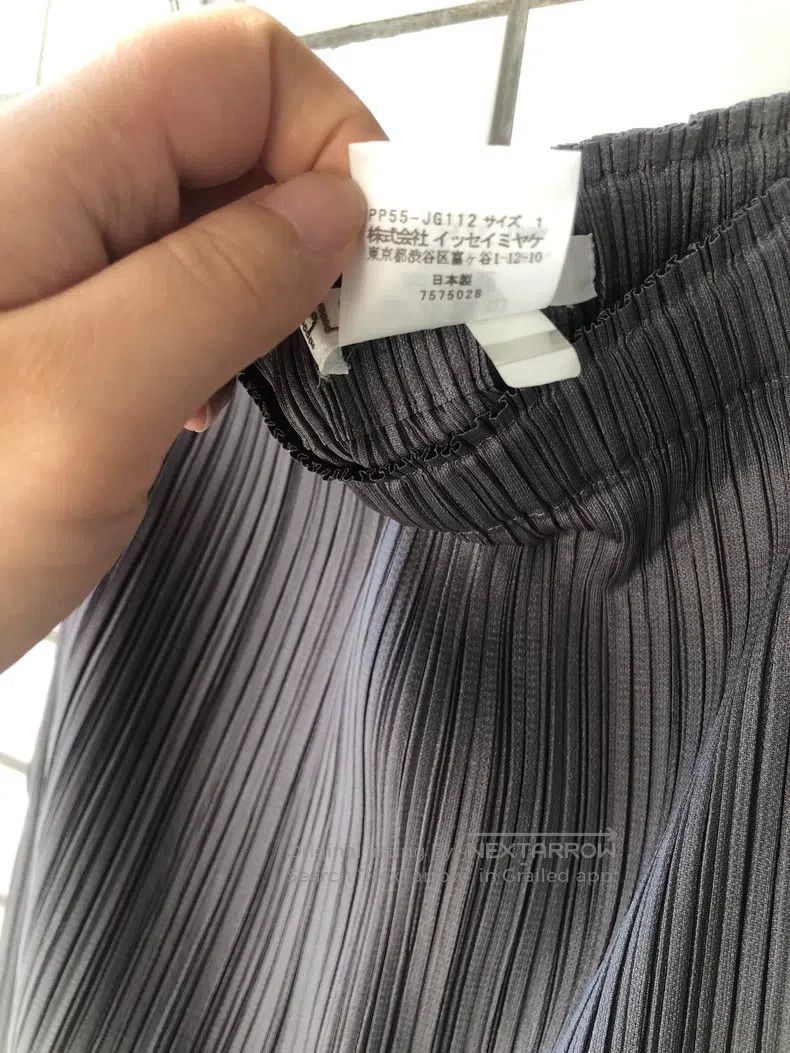 Issey Miyake Issey Miyake size:1 Gray Midi Skirt Size 31" - 3 Thumbnail