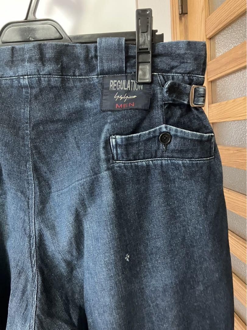 Yohji Yamamoto Yohji Yamamoto regulation Sarouel denim Size US 34 / EU 50 - 3 Thumbnail