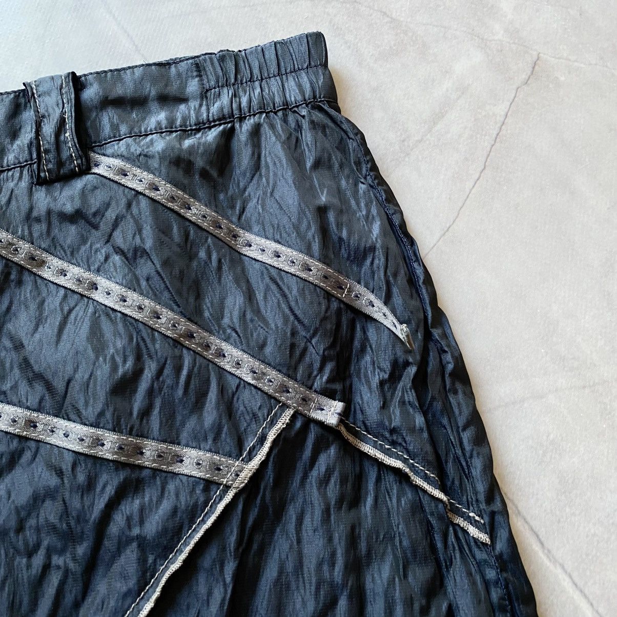 Marithe + Francois Girbaud Fred Sabatier Abstract Hysteric Glamour Style Midi Skirt Size 34" / US 12 / IT 48 - 5 Thumbnail