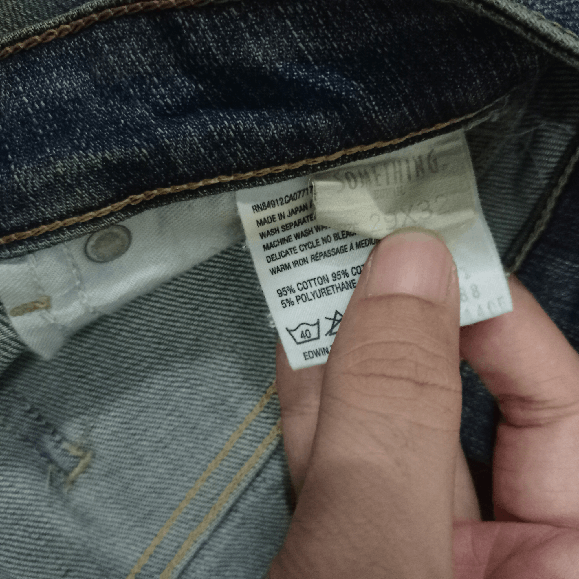Edwin × Japanese Brand Vintage Japanese Edwin Mud Wash Ripped Style Flare Jeans Size US 29 - 9 Thumbnail