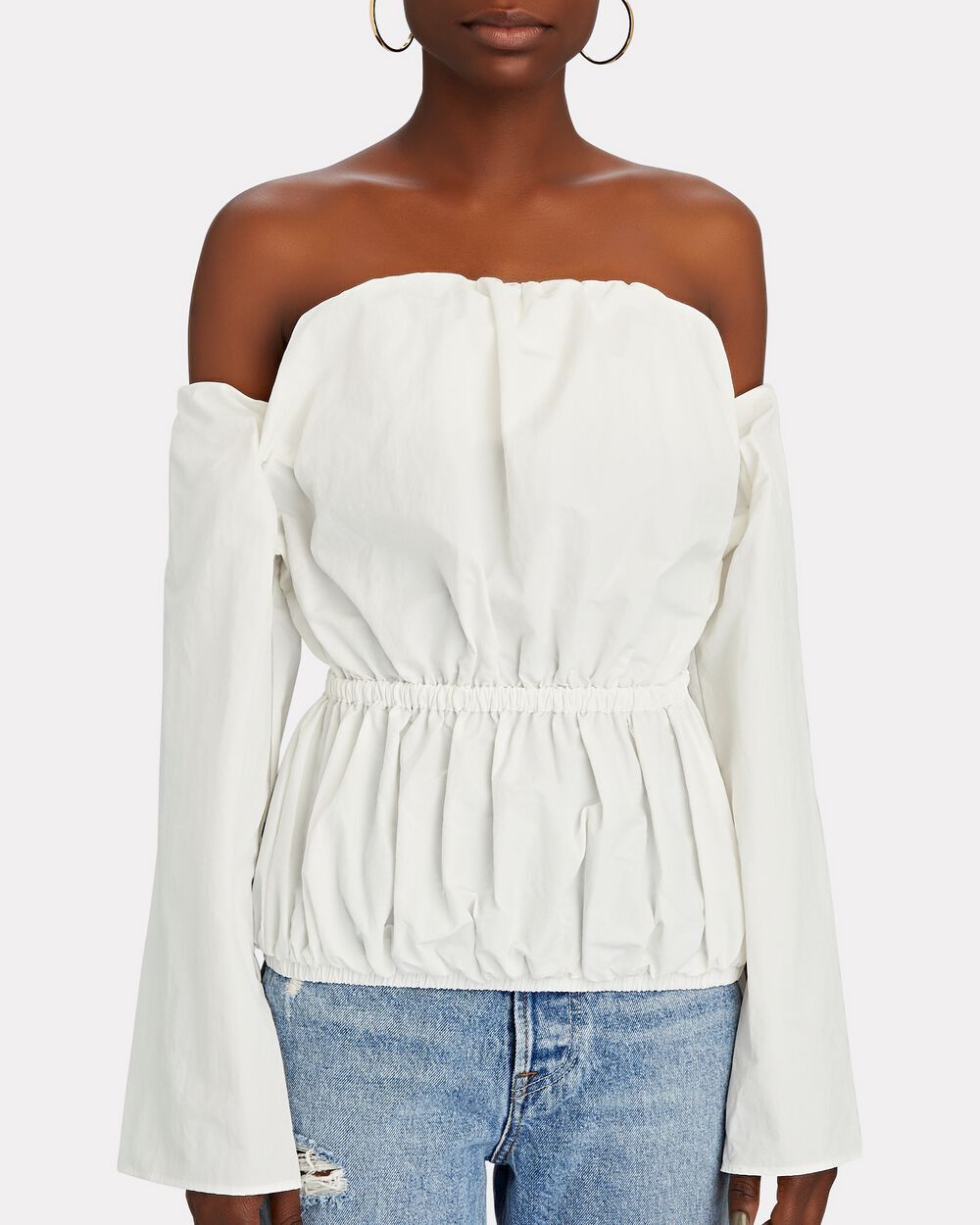 Christopher Esber Puff Sleeve Apron Tie Top Size XS / US 0-2 / IT 36-38 - 4 Thumbnail