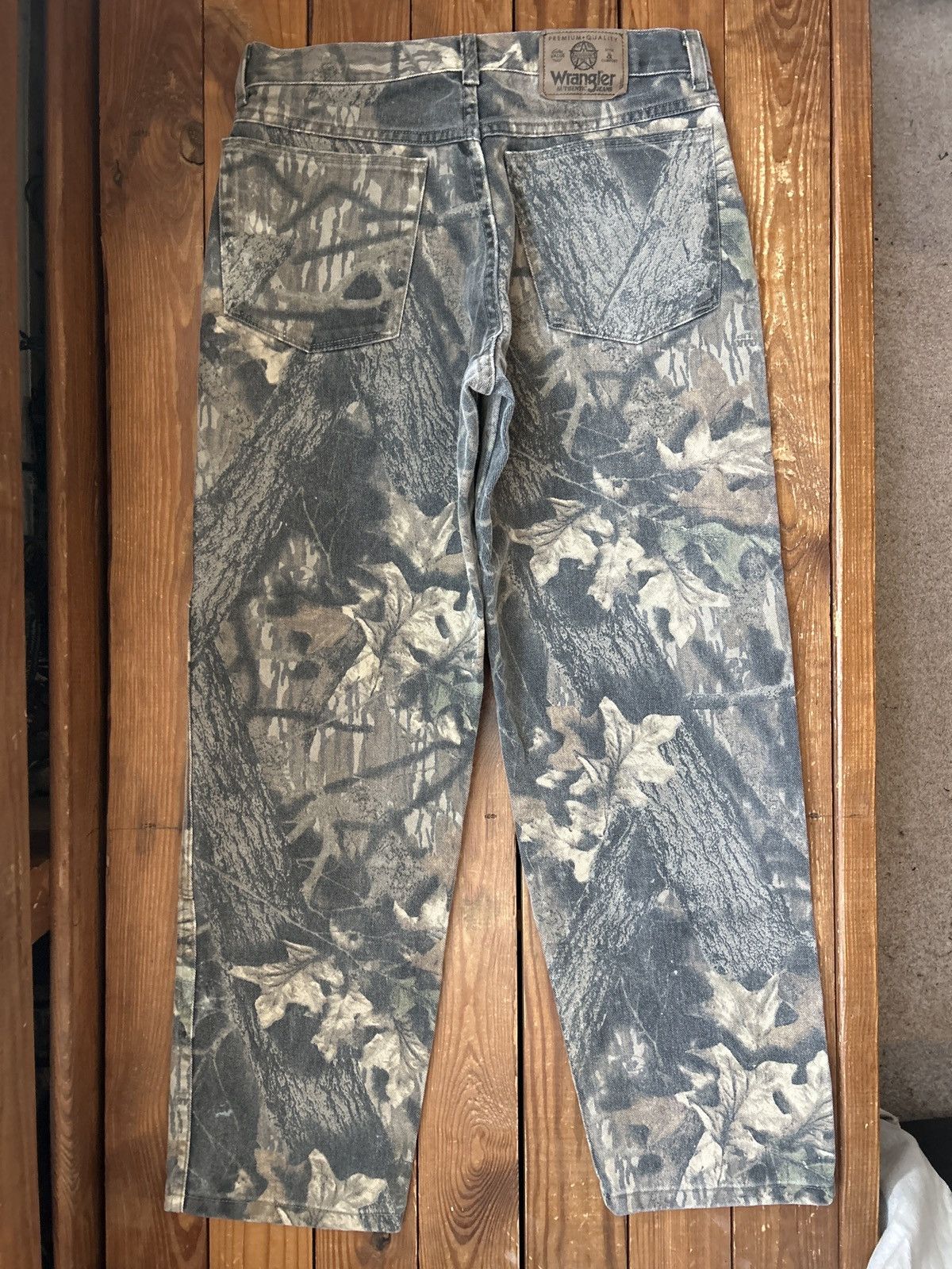 Realtree × Vintage × Wrangler Vintage Wrangler Real Tree Camo Double Knee Jeans Size US 30 / EU 46 - 3 Thumbnail