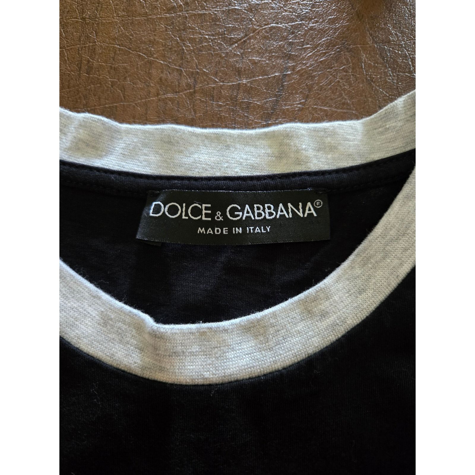 Dolce & Gabbana Dolce Gabbana Men's M Black T-Shirt Large DG Logo Oversize Size US M / EU 48-50 / 2 - 3 Thumbnail