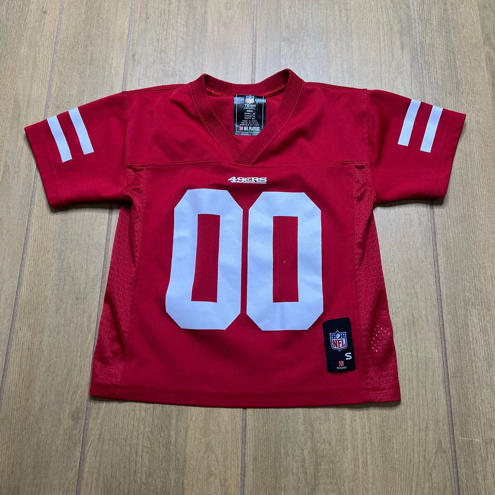 NFL × Russell Athletic San Francisco 49ers Kids Jersey NFL Red 00 Youth Small 4T Size US XXS / EU 40 - 1 Thumbnail