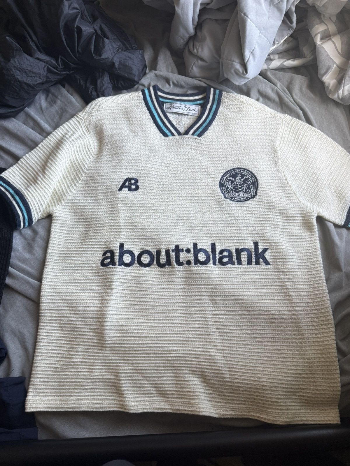 ABOUT BLANK Soccer knit jersey