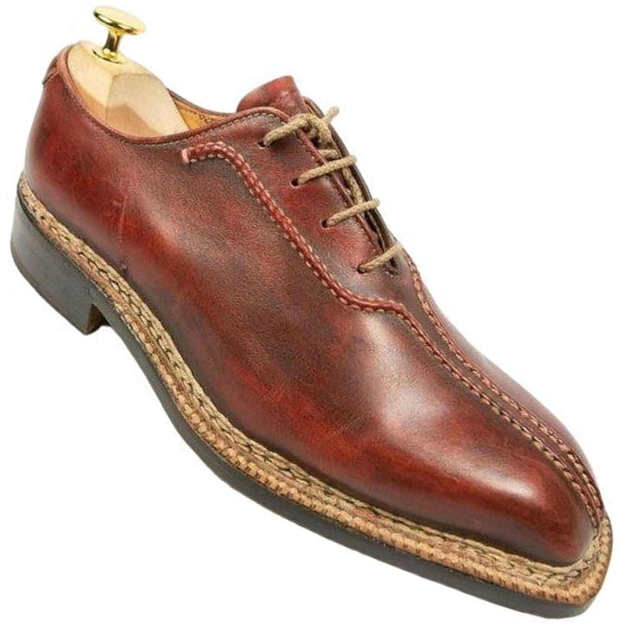 Bettanin & Venturi Bettanin & Venturi Italy Mens 7 Brown Norvegese Double Split Size US 7 / EU 40 - 10 Thumbnail