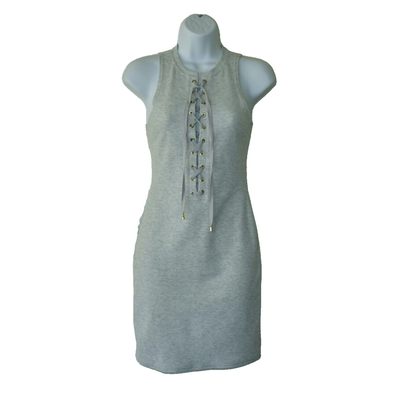 Derek Lam 10 Crosby \ DEREK LAM 10 CROSBY Ivory Ribbed Bodycon Tank Dress Sz XS Size XS / US 0-2 / IT 36-38 - 1 Thumbnail