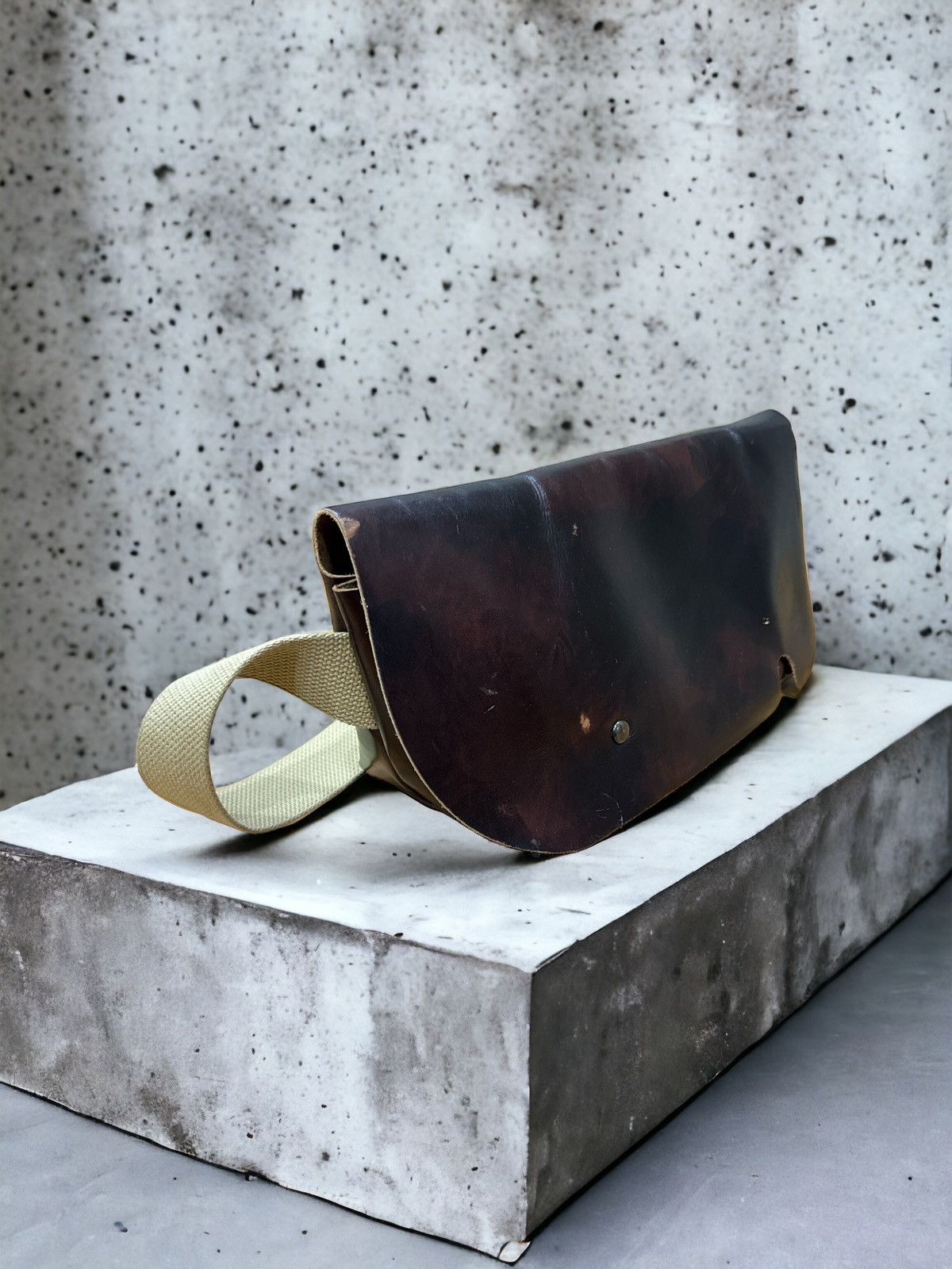 Japanese Brand × Leather UNI&CO JAPAN FULLY LEATHER CROSSBACK BAG Size ONE SIZE - 3 Thumbnail